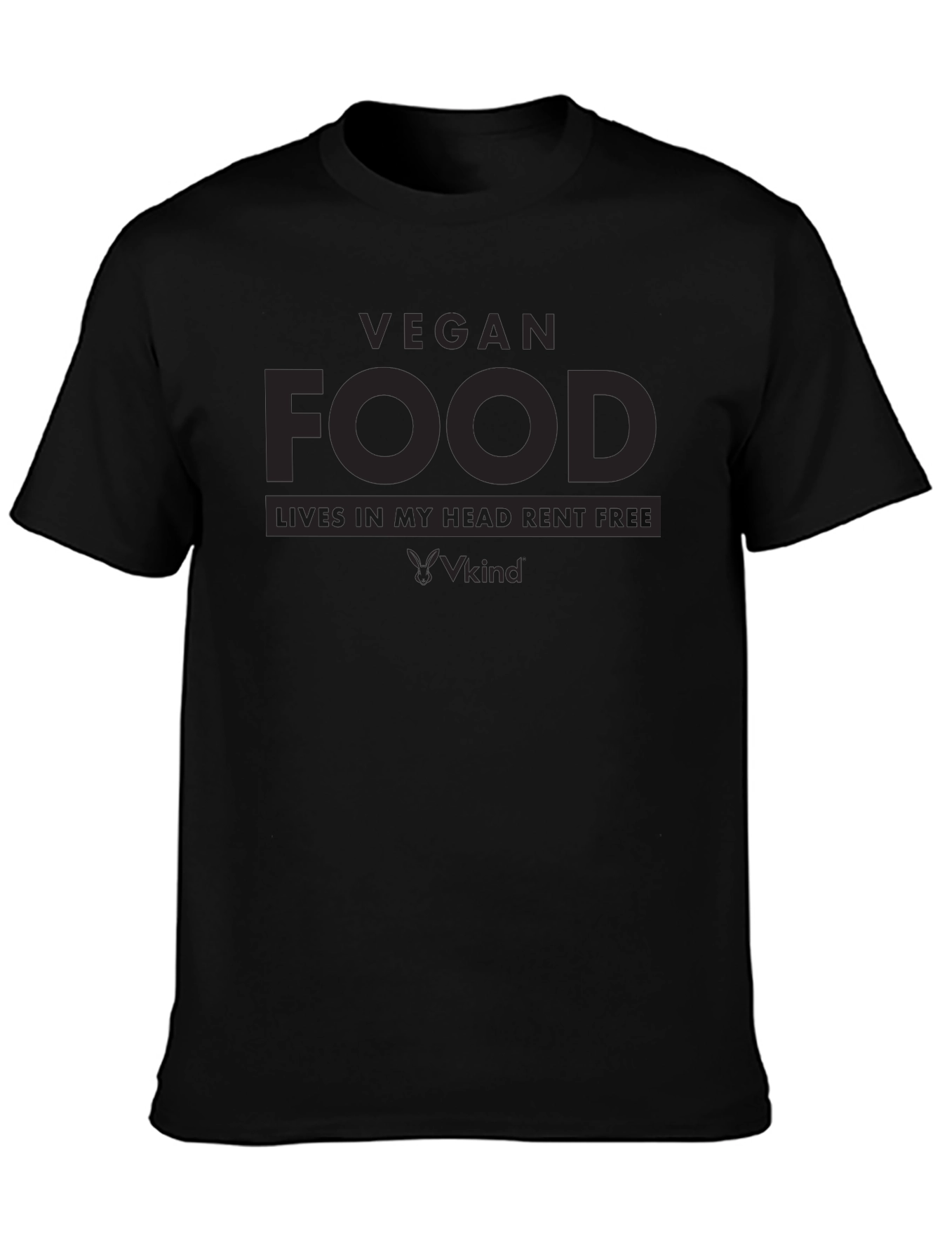 Vegan Food T-Shirt - Lives Rent Free
