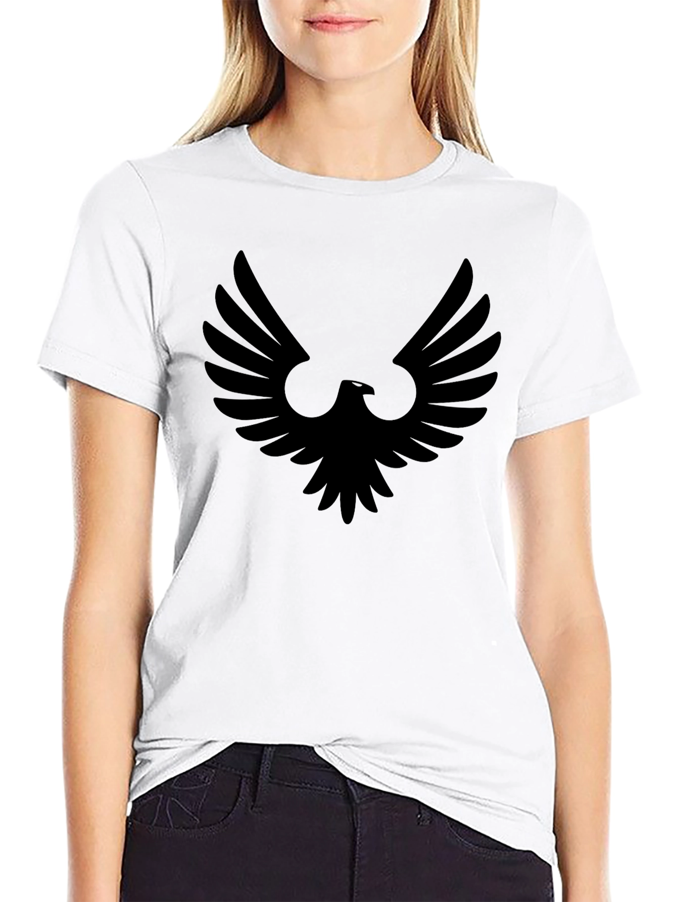 Black Eagle Graphic Tee - Modern Style