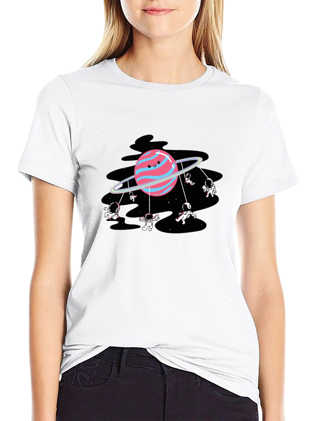 Astronauts on Planet Merry-Go-Round T-Shirt