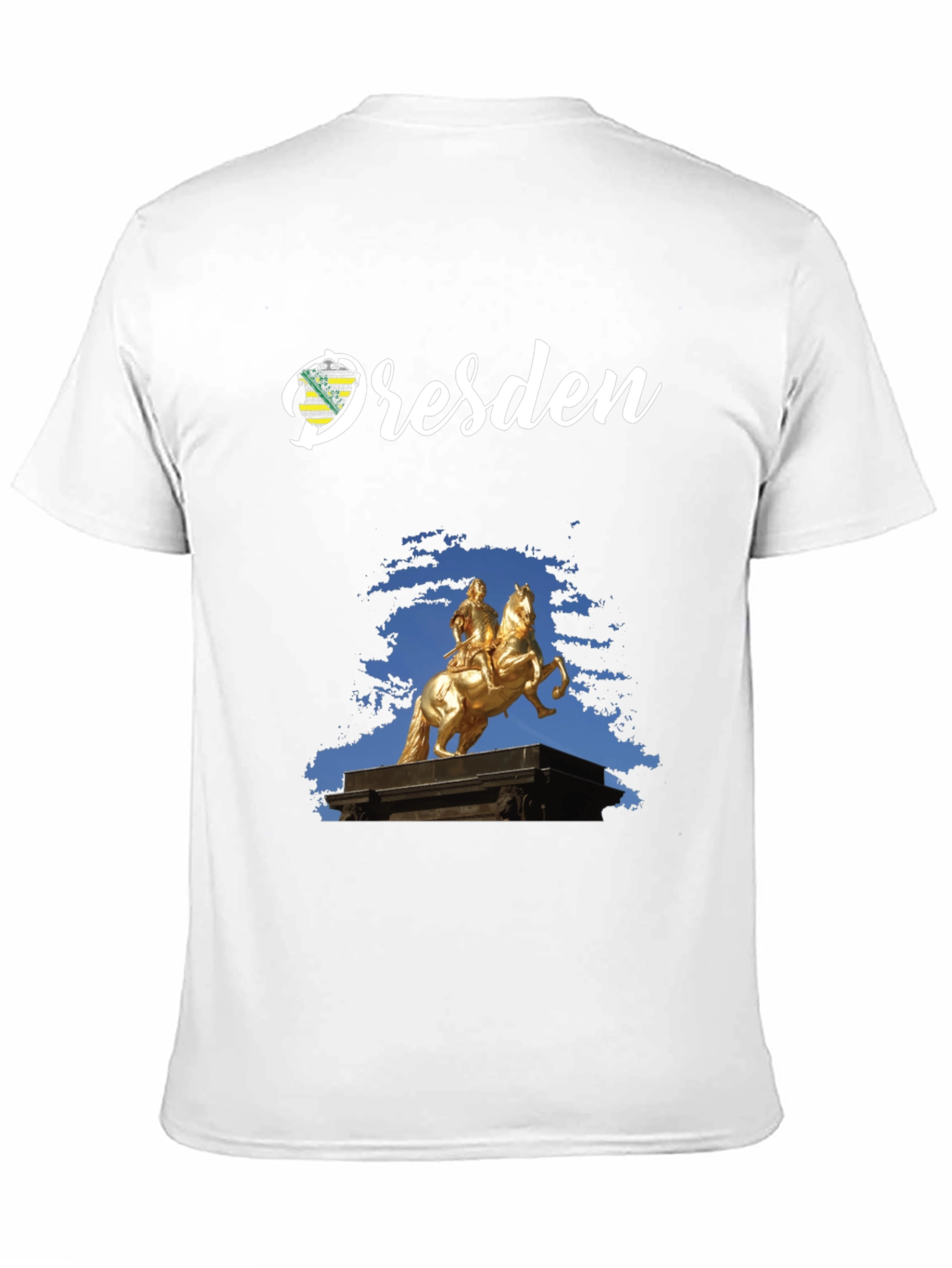 Dresden T-Shirt Golden Rider Statue Tee