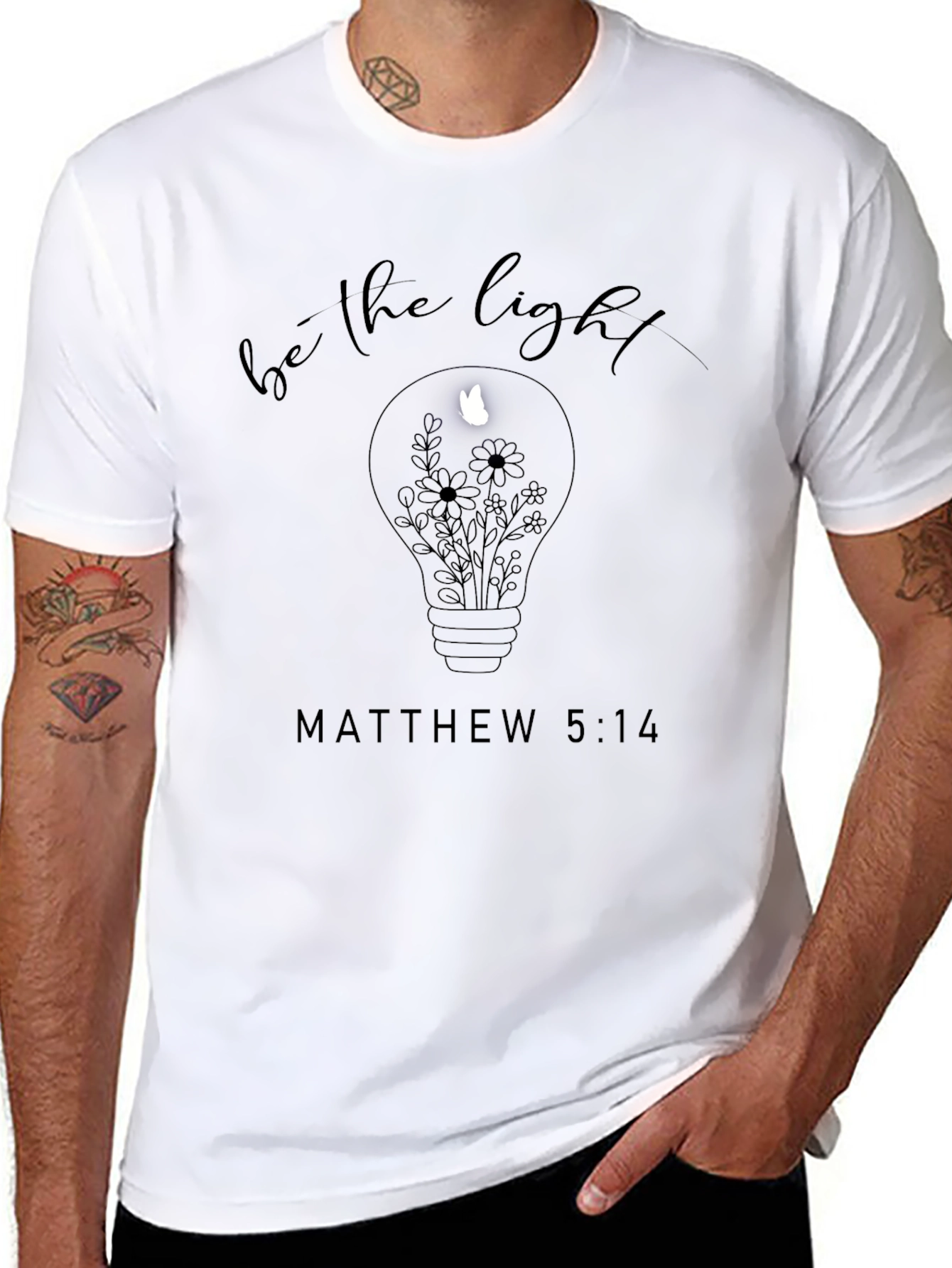 Be The Light Christian T-Shirt