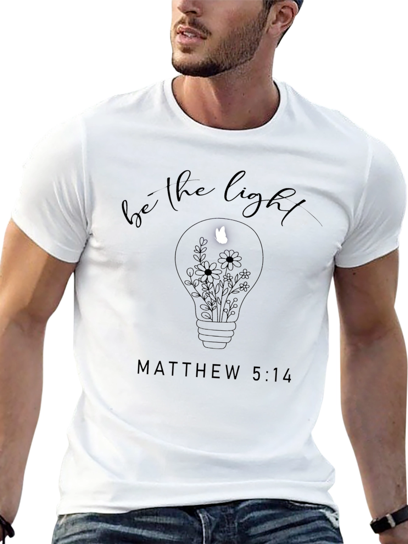 Be The Light Christian T-Shirt