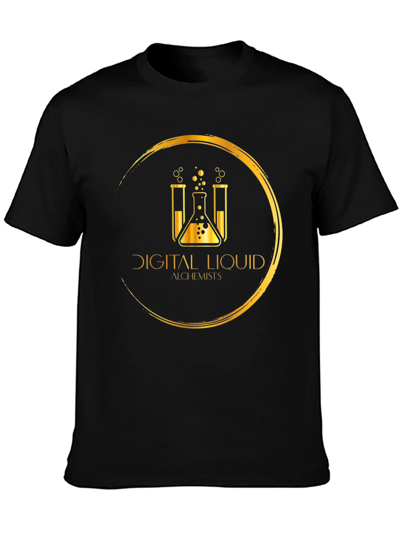 Digital Liquid Alchemists Black T-Shirt