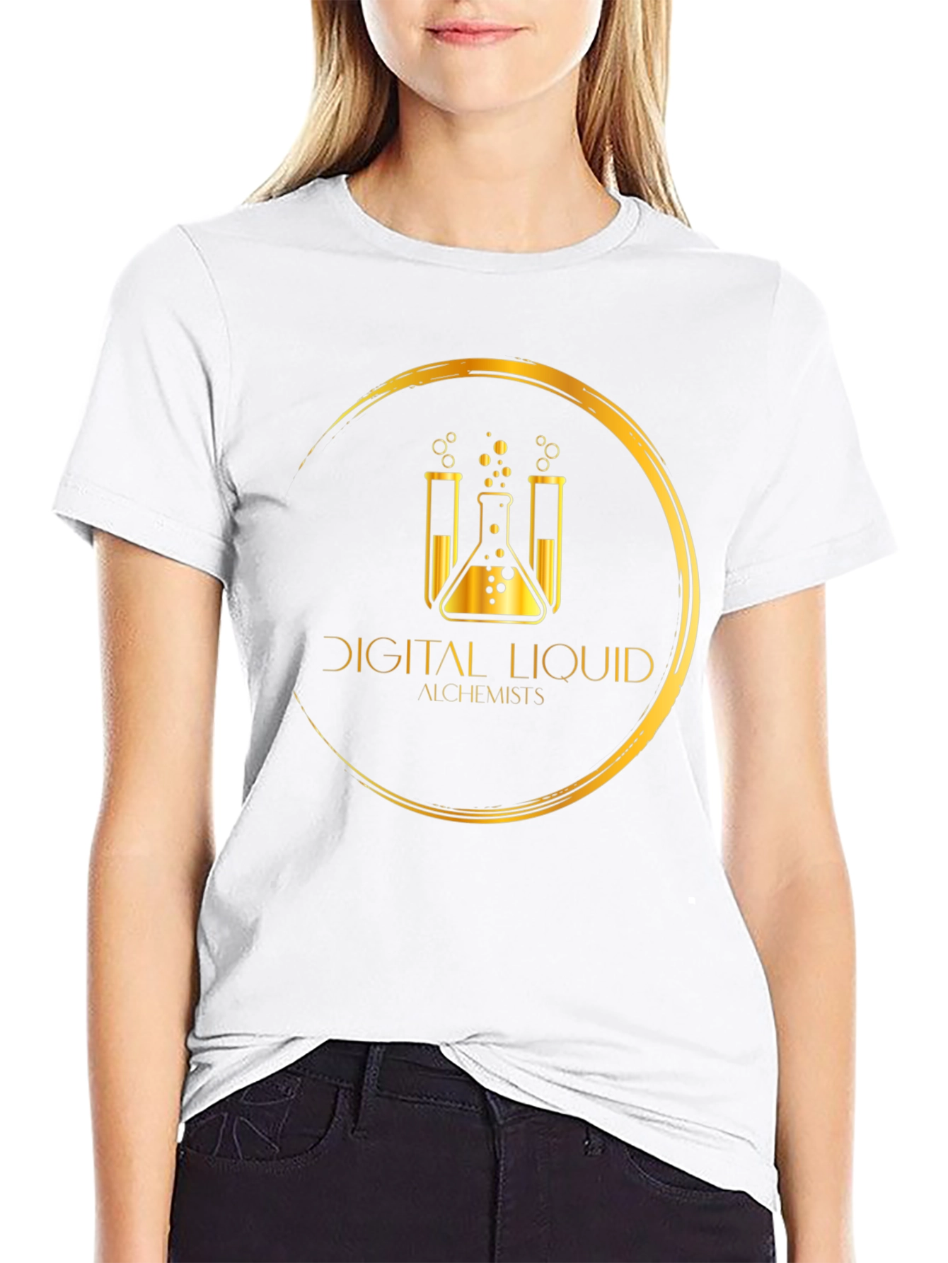 Digital Liquid Alchemists Black T-Shirt