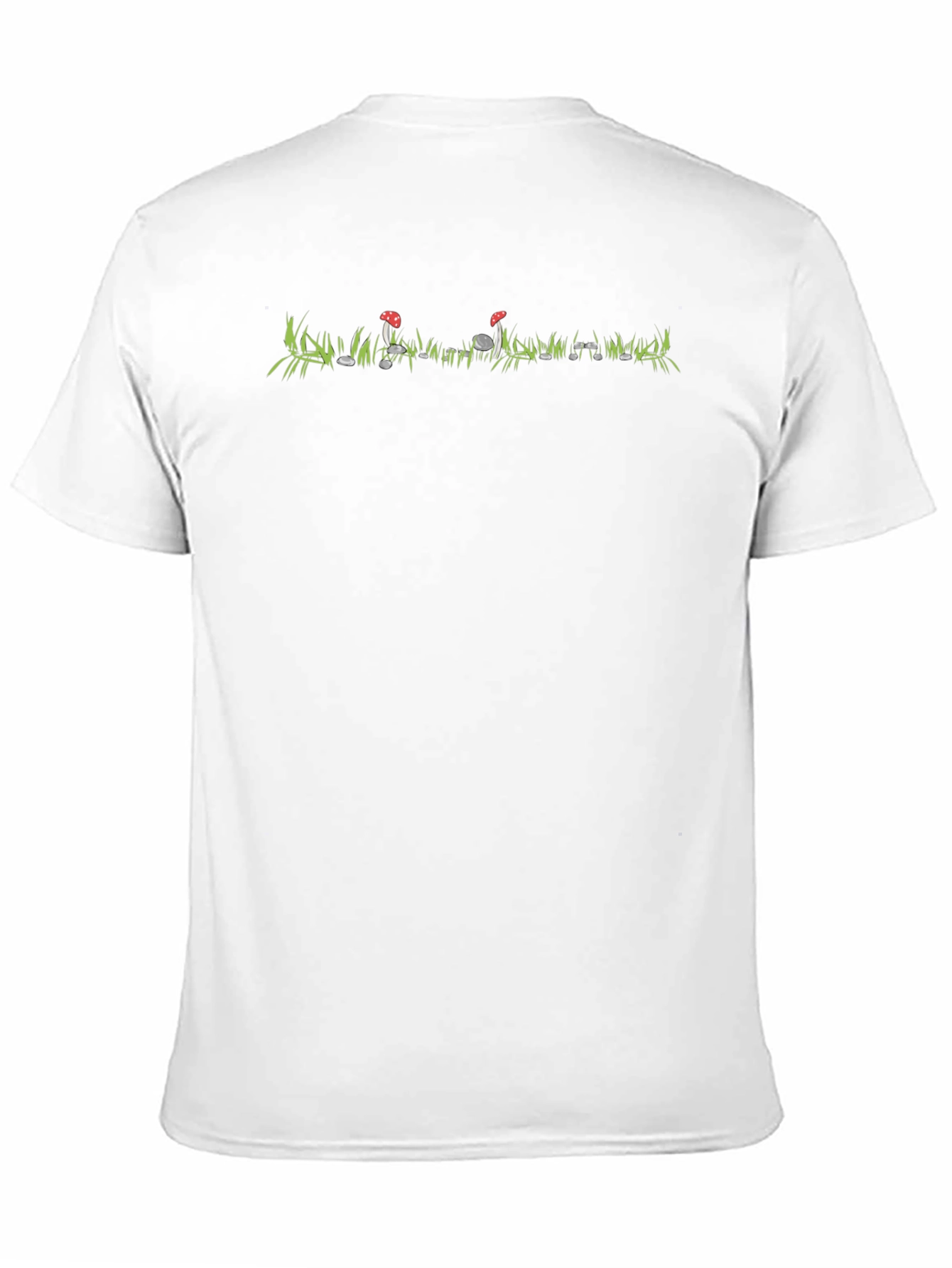 Mushroom Meadow Graphic Tee - Black Unisex T-Shirt