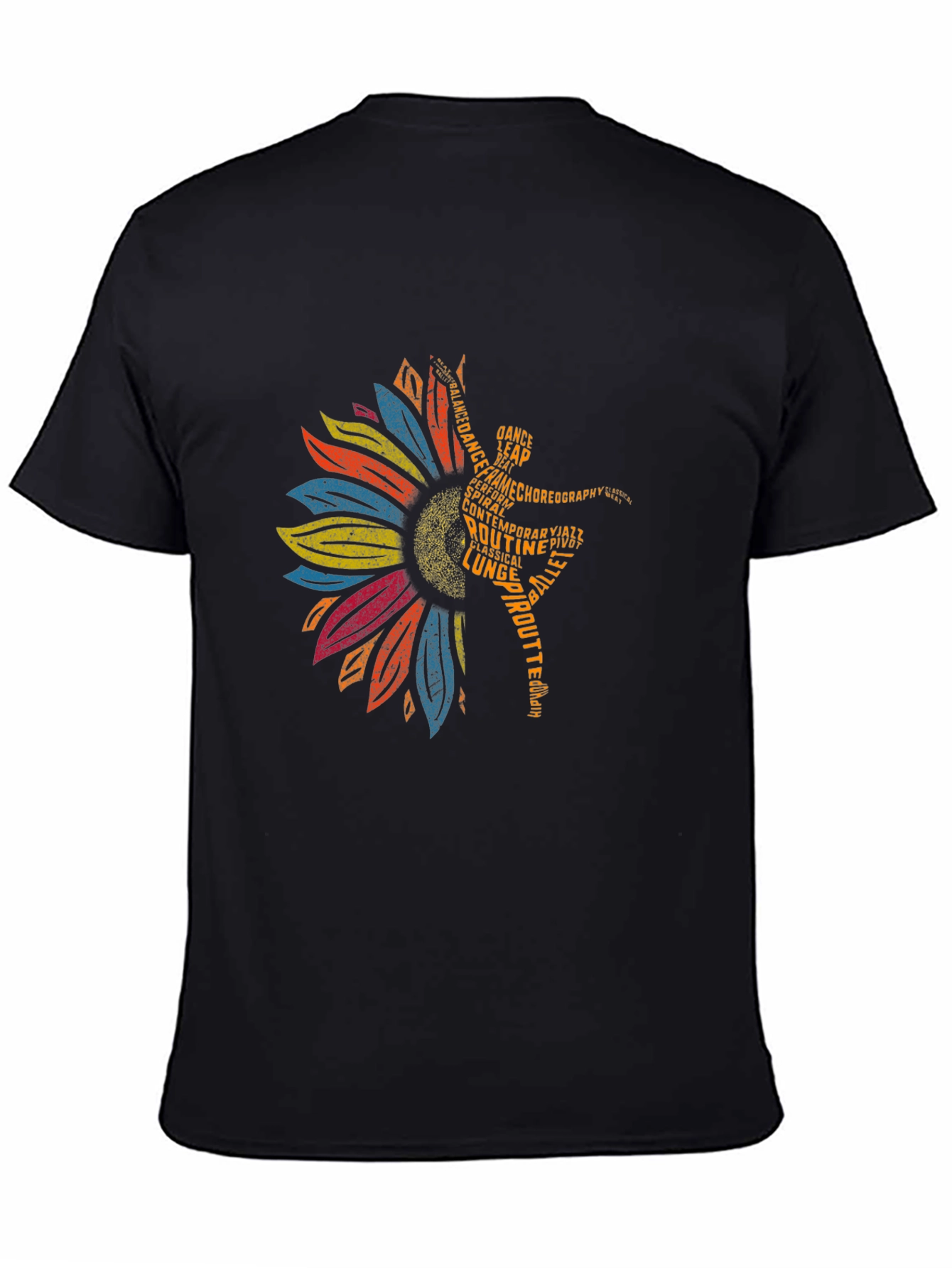 Dance Sunflower Graphic Tee - Ballet T-Shirt