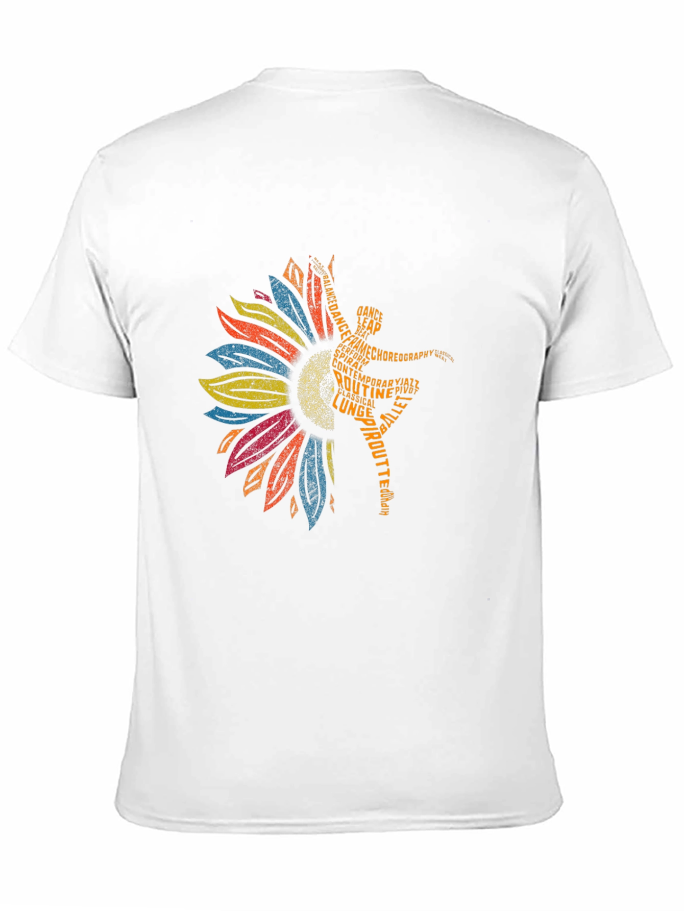 Dance Sunflower Graphic Tee - Ballet T-Shirt