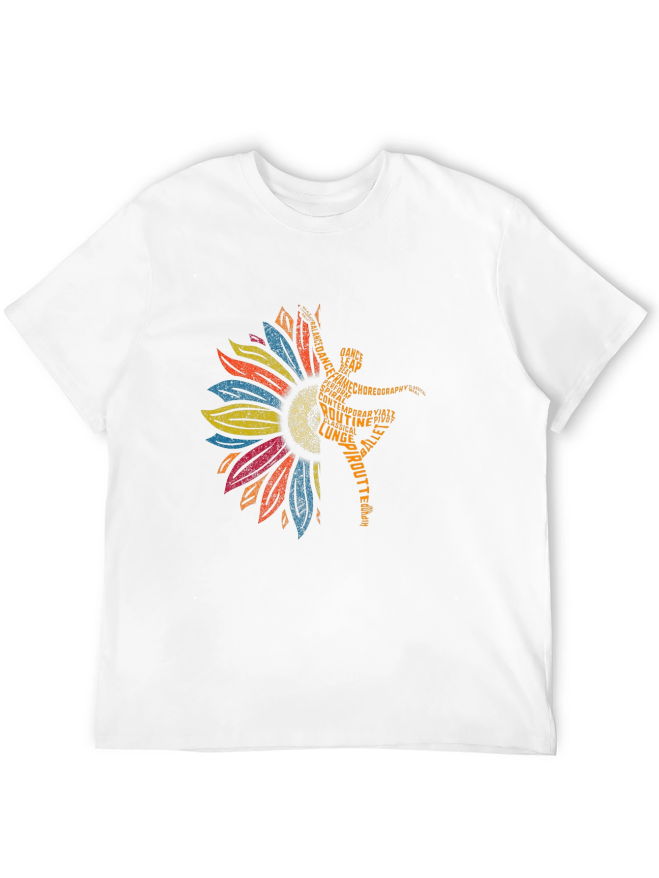Dance Sunflower Graphic Tee - Ballet T-Shirt