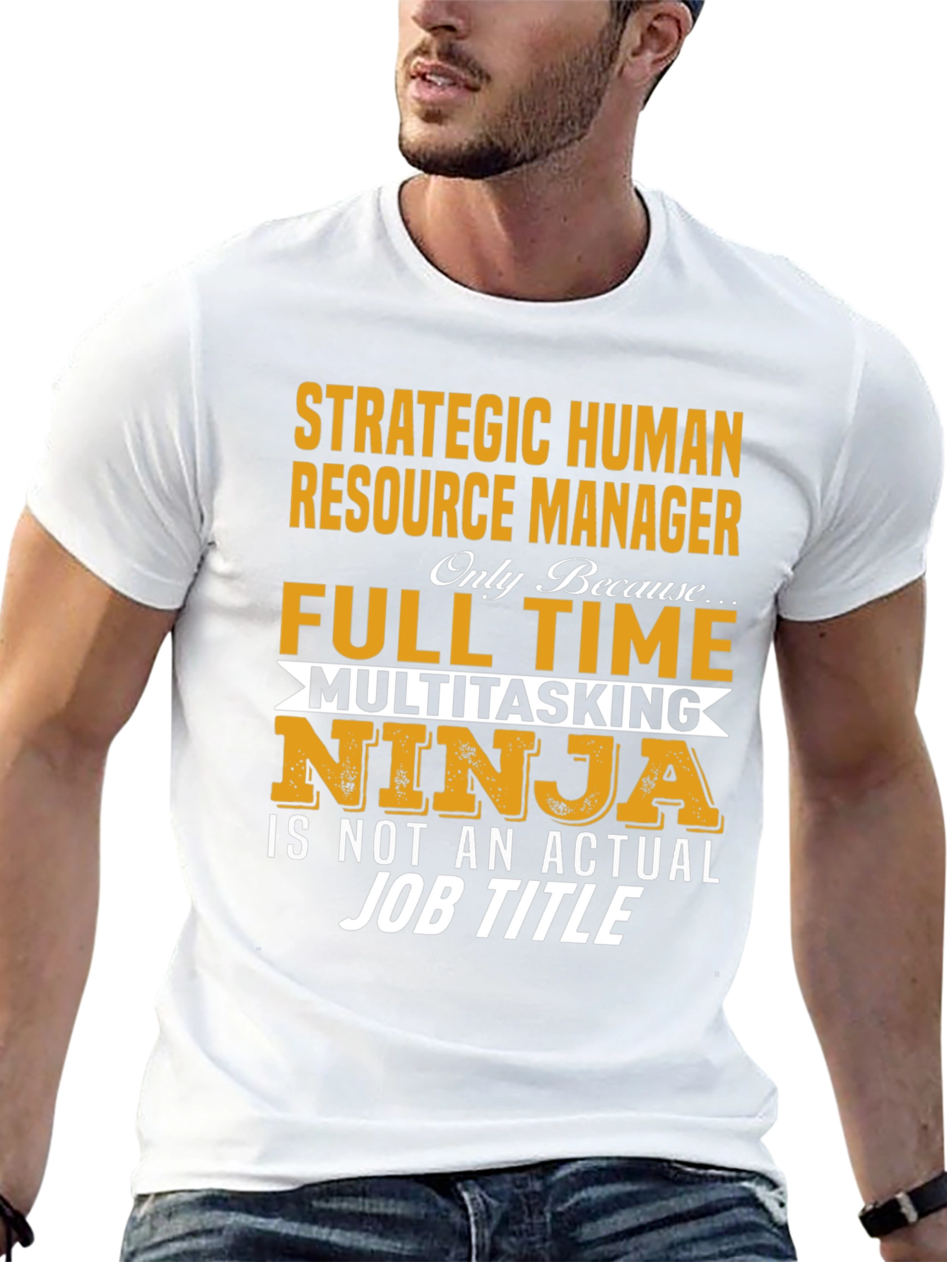 Strategic HR Manager Novelty Graphic T-Shirt