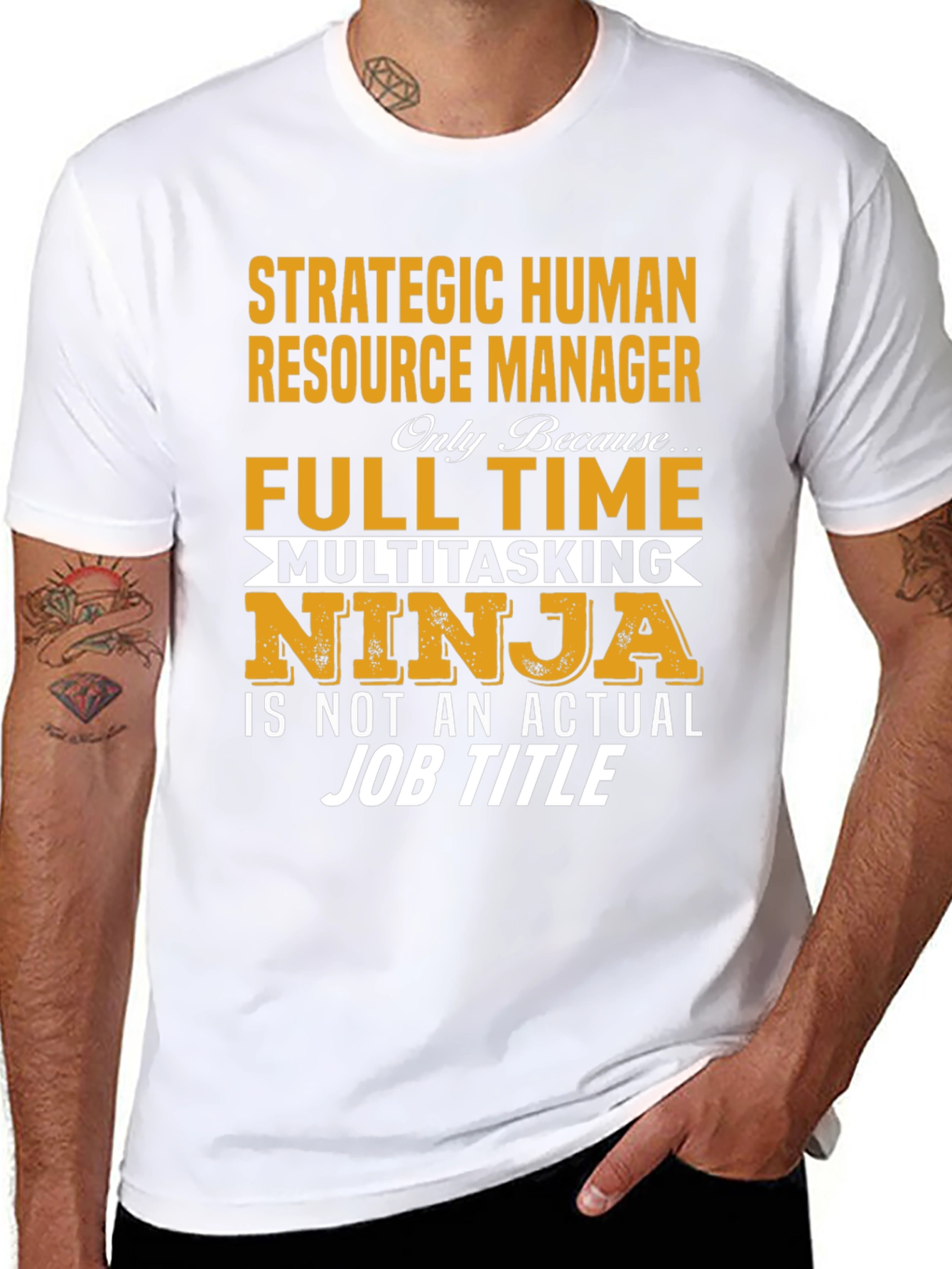 Strategic HR Manager Novelty Graphic T-Shirt