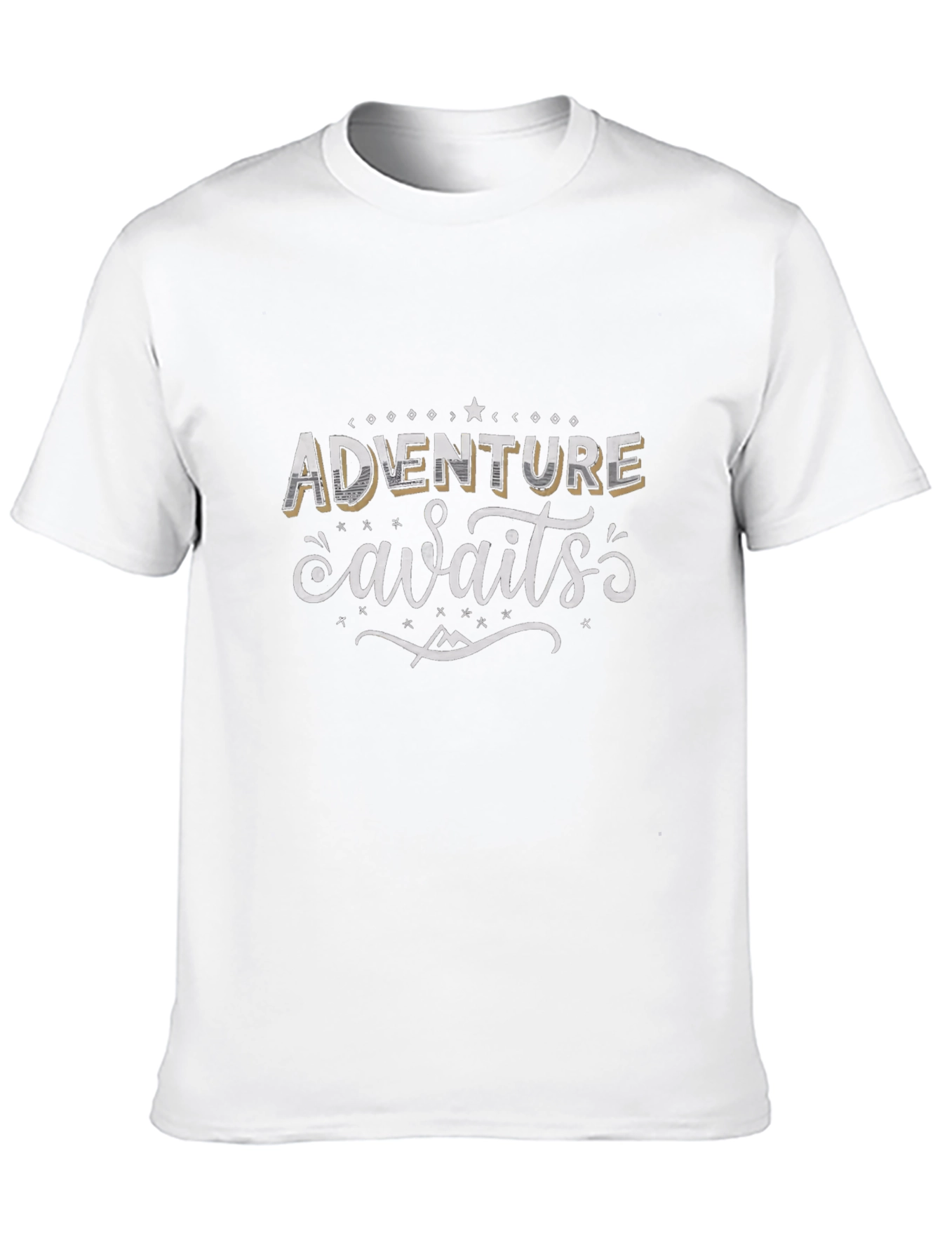 Adventure Awaits Graphic Tee - Black