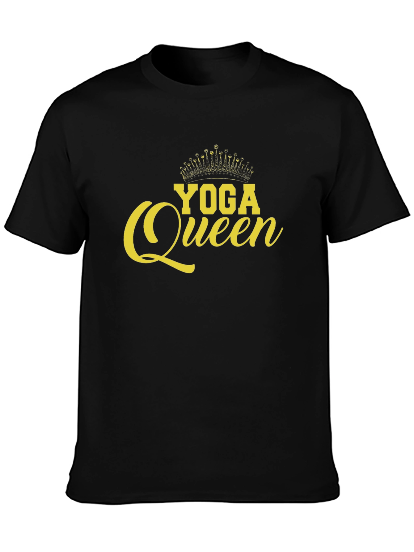 Yoga Queen Black T-Shirt