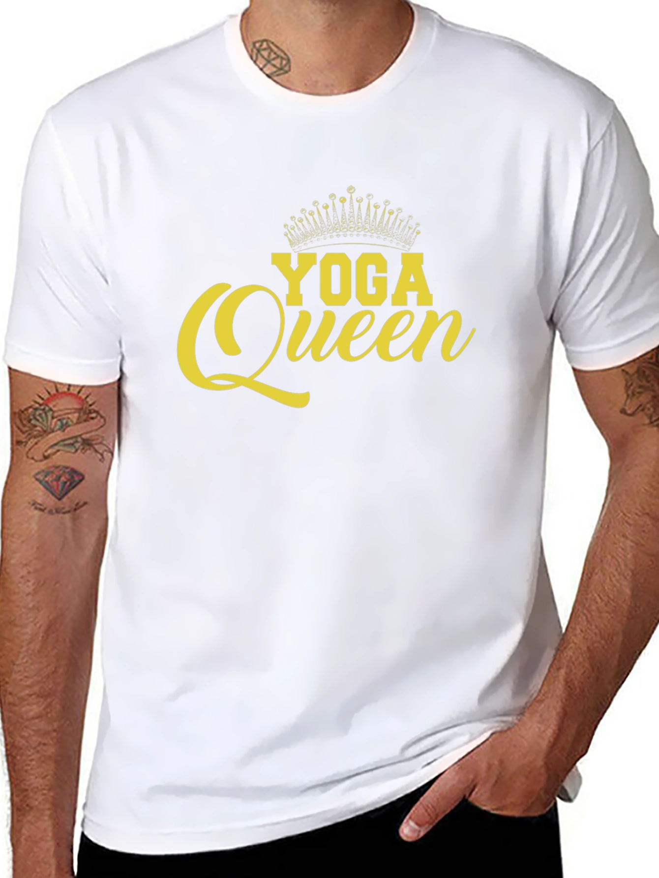 Yoga Queen Black T-Shirt