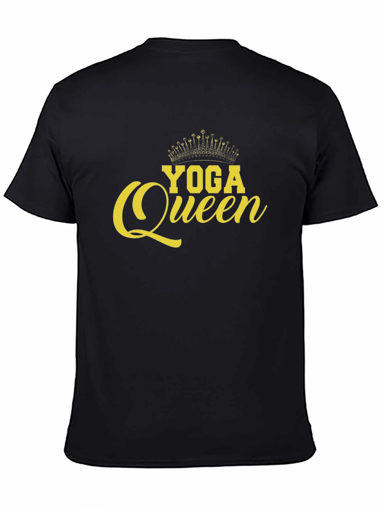 Yoga Queen Black T-Shirt