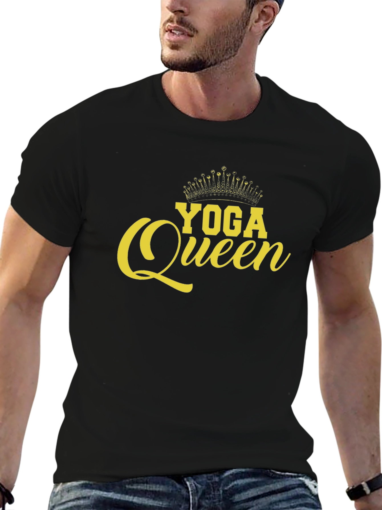Yoga Queen Black T-Shirt