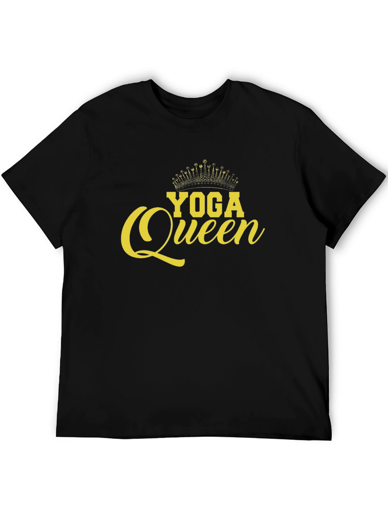 Yoga Queen Black T-Shirt