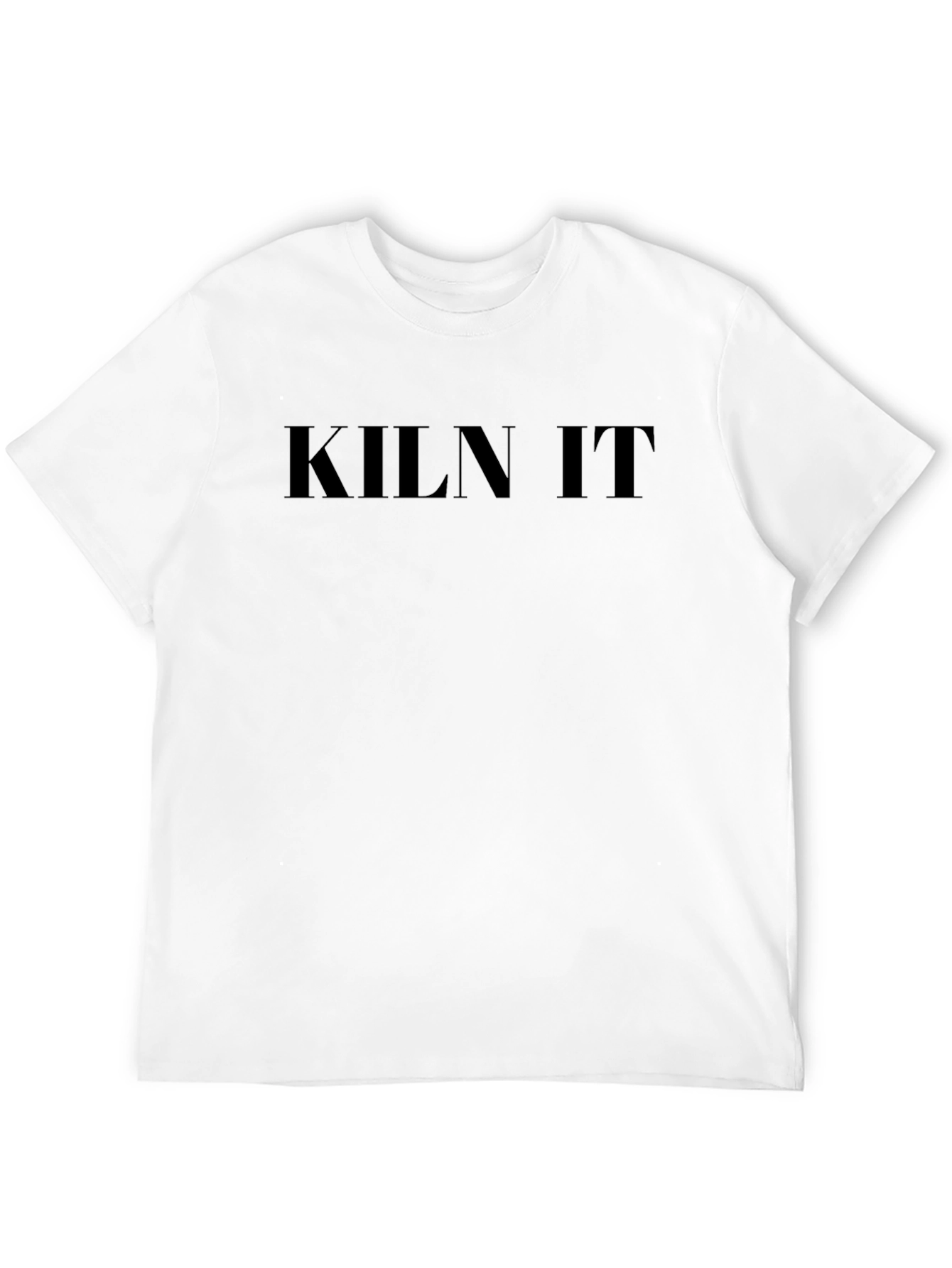 Kiln It - Mens Black Graphic T-Shirt