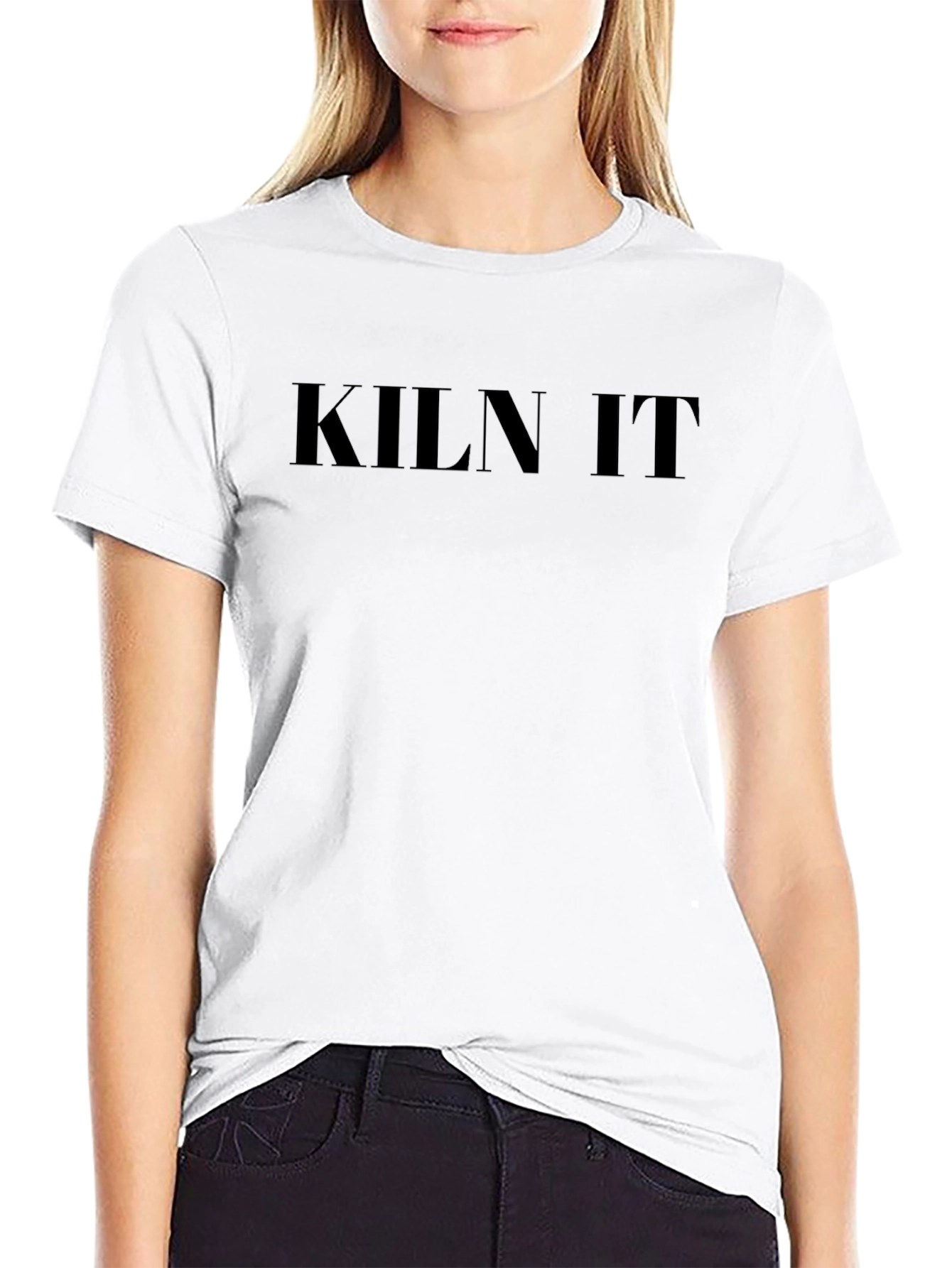Kiln It - Mens Black Graphic T-Shirt