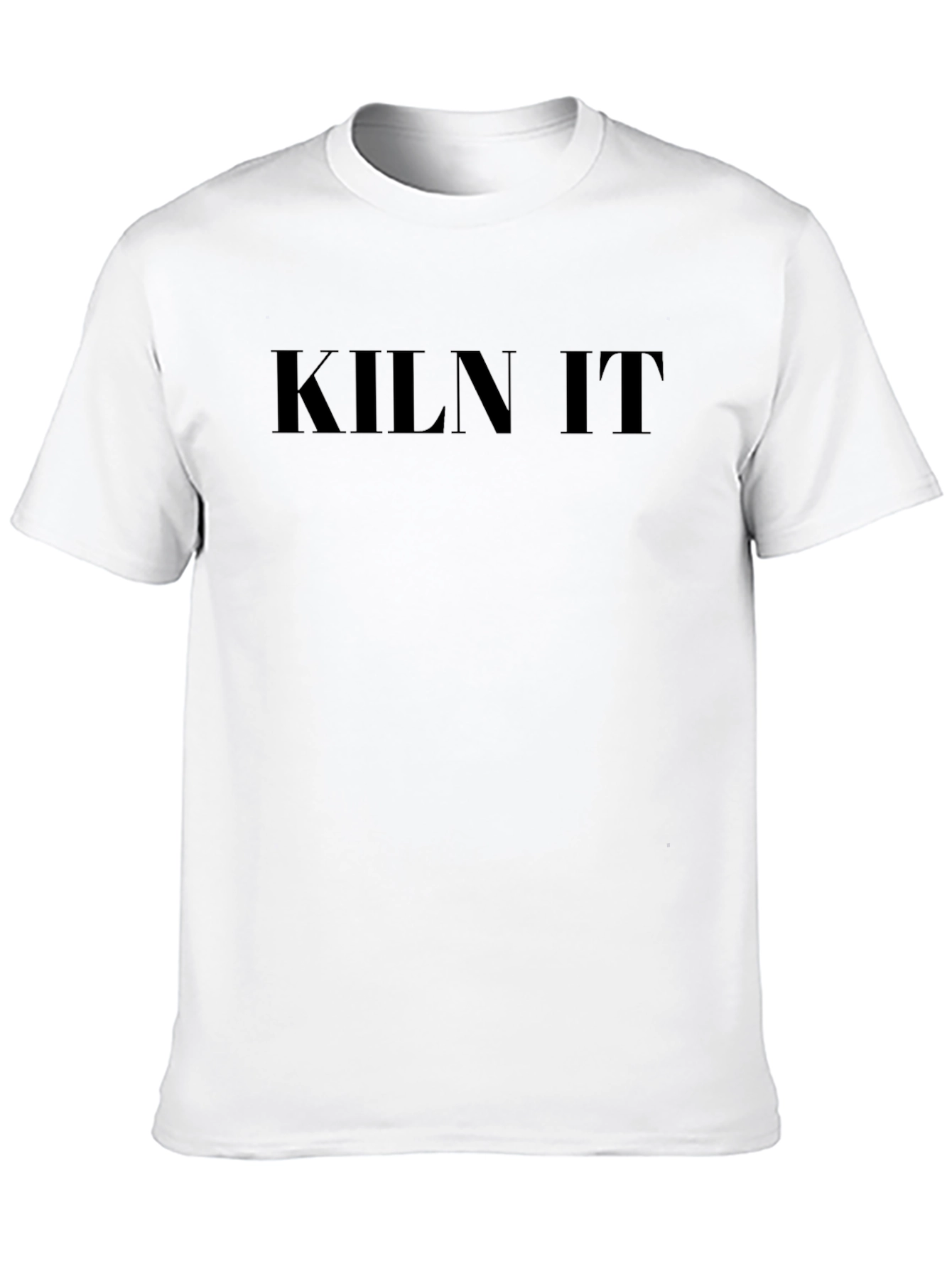 Kiln It - Mens Black Graphic T-Shirt