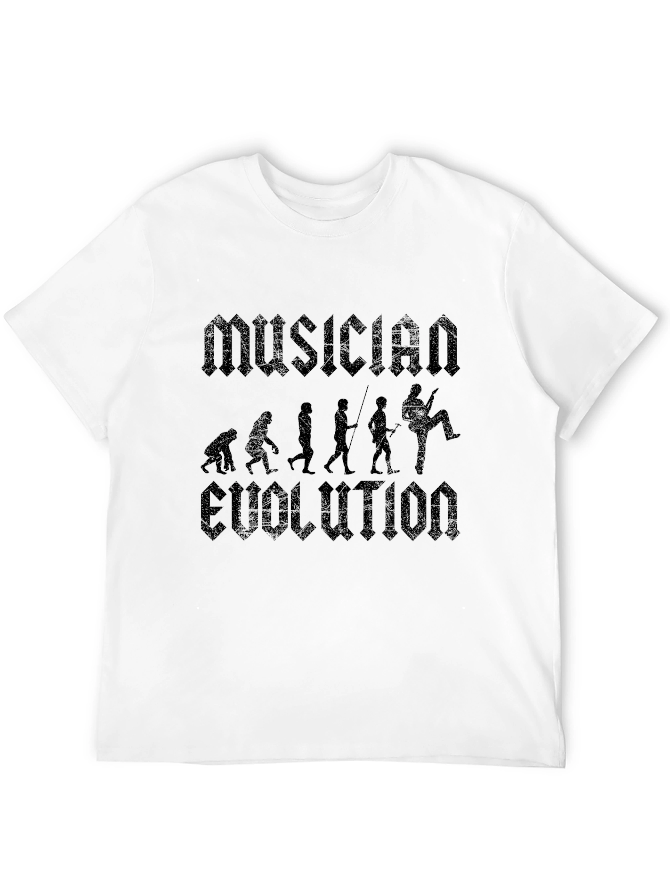 Musician Evolution Black T-Shirt