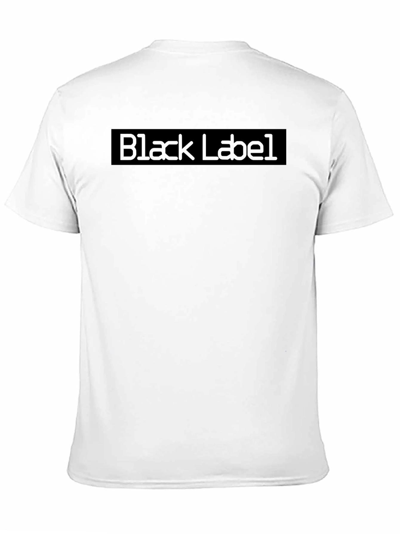 Black Label Graphic Print Mens T-Shirt
