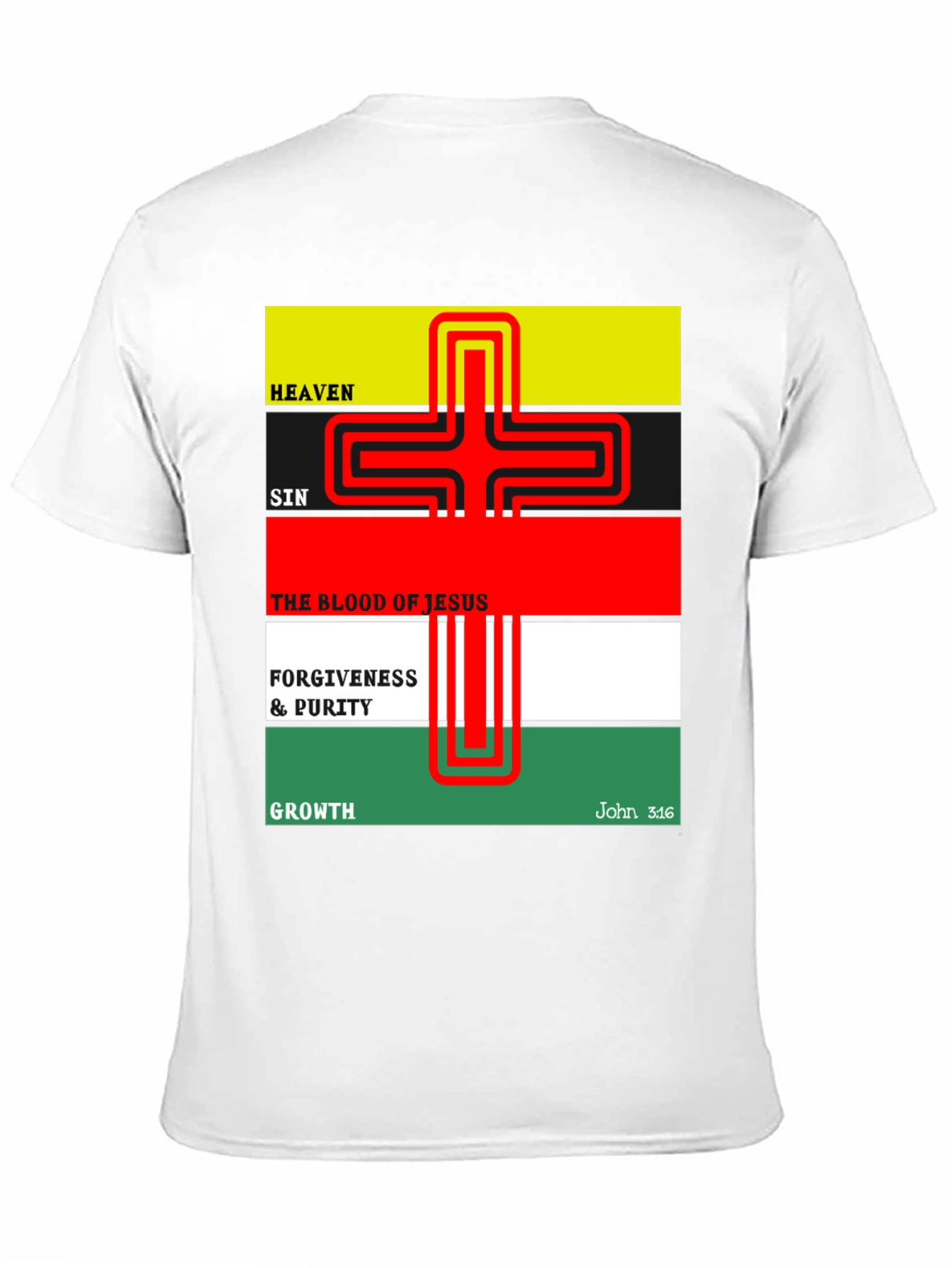 Heaven Sin Jesus Graphic T-Shirt