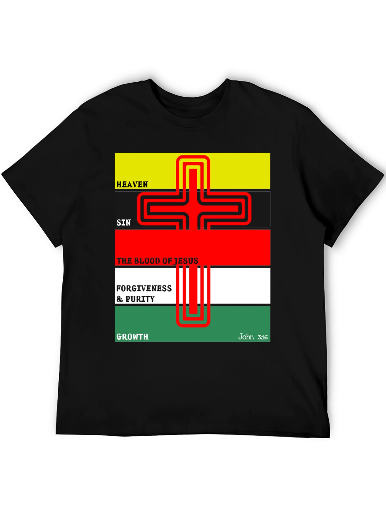 Heaven Sin Jesus Graphic T-Shirt