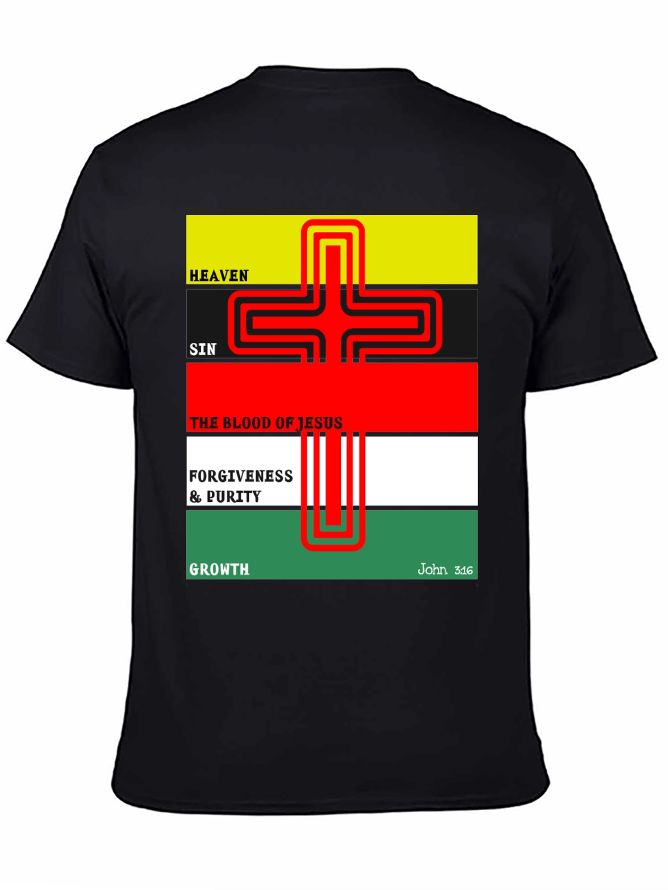 Heaven Sin Jesus Graphic T-Shirt