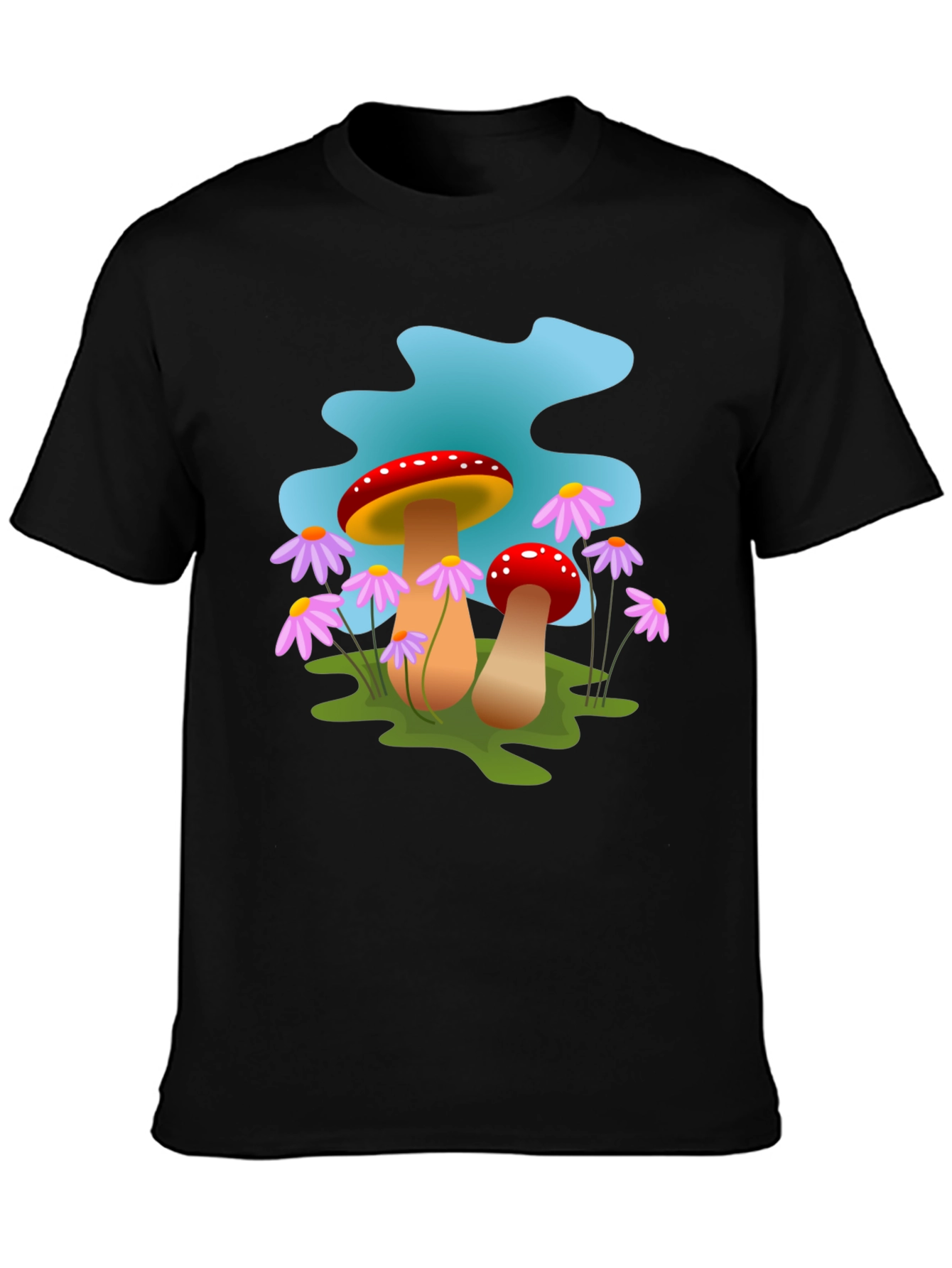 Mushroom Graphic Tee - Whimsical Style