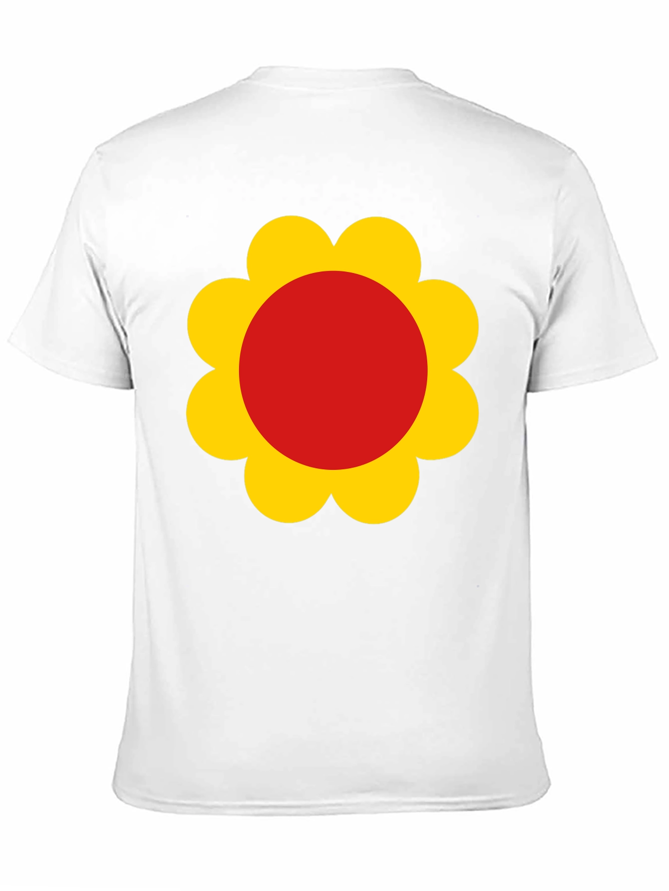 Retro Flower Power Black T-Shirt