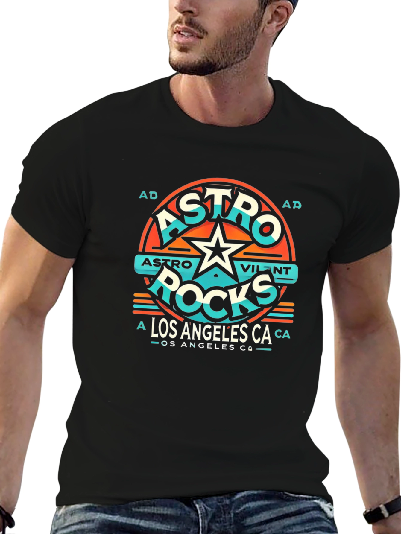 Astro Rocks Graphic Tee - Los Angeles CA T-Shirt