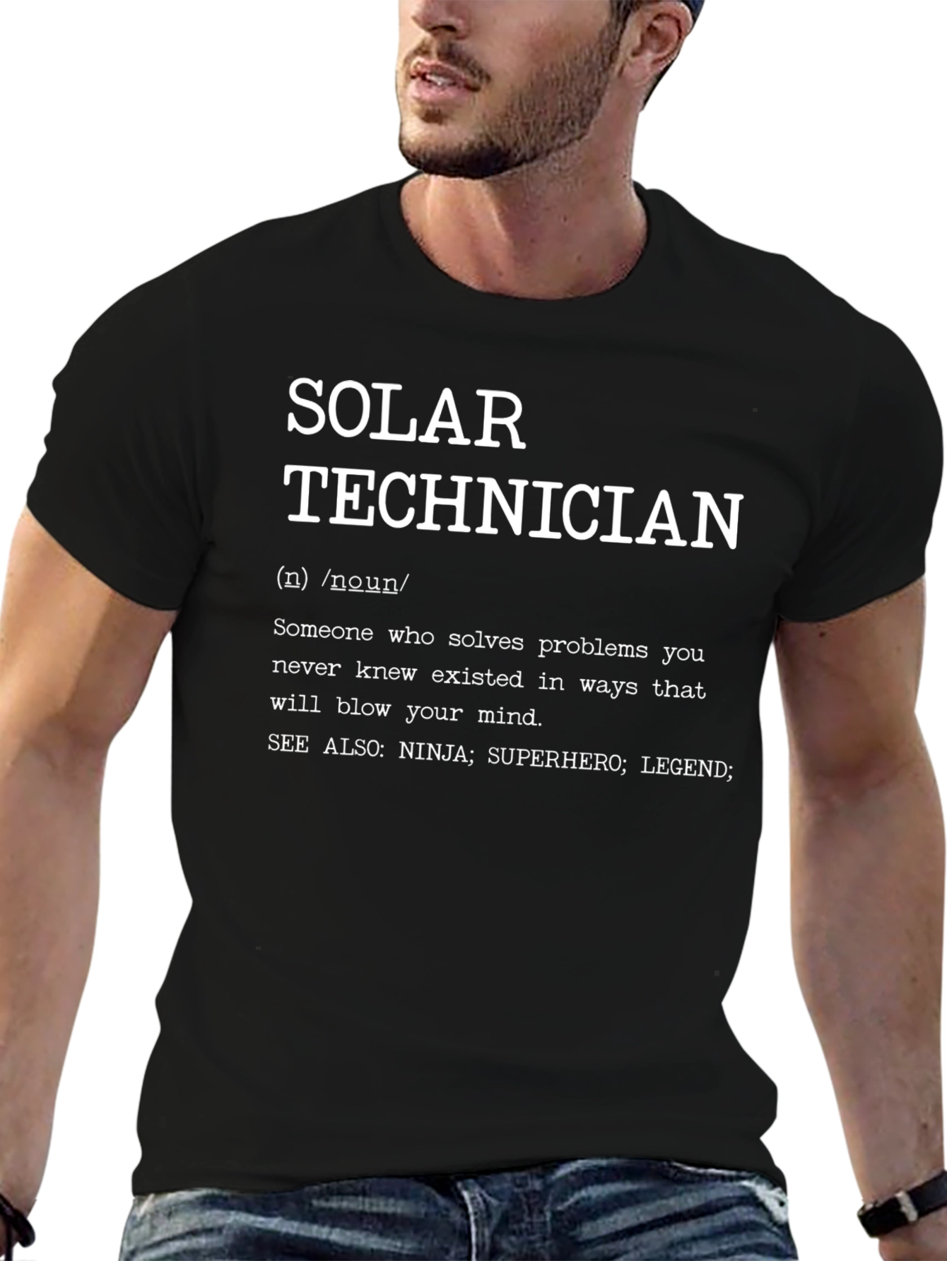 Solar Technician Definition Graphic T-Shirt