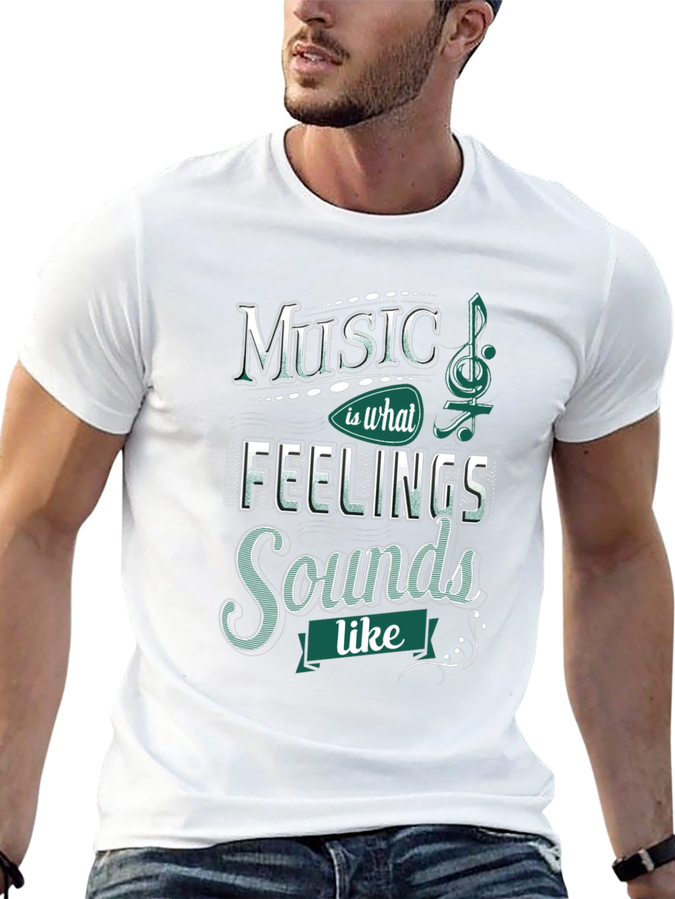 Music is What Feelings Sound Like T-Shirt