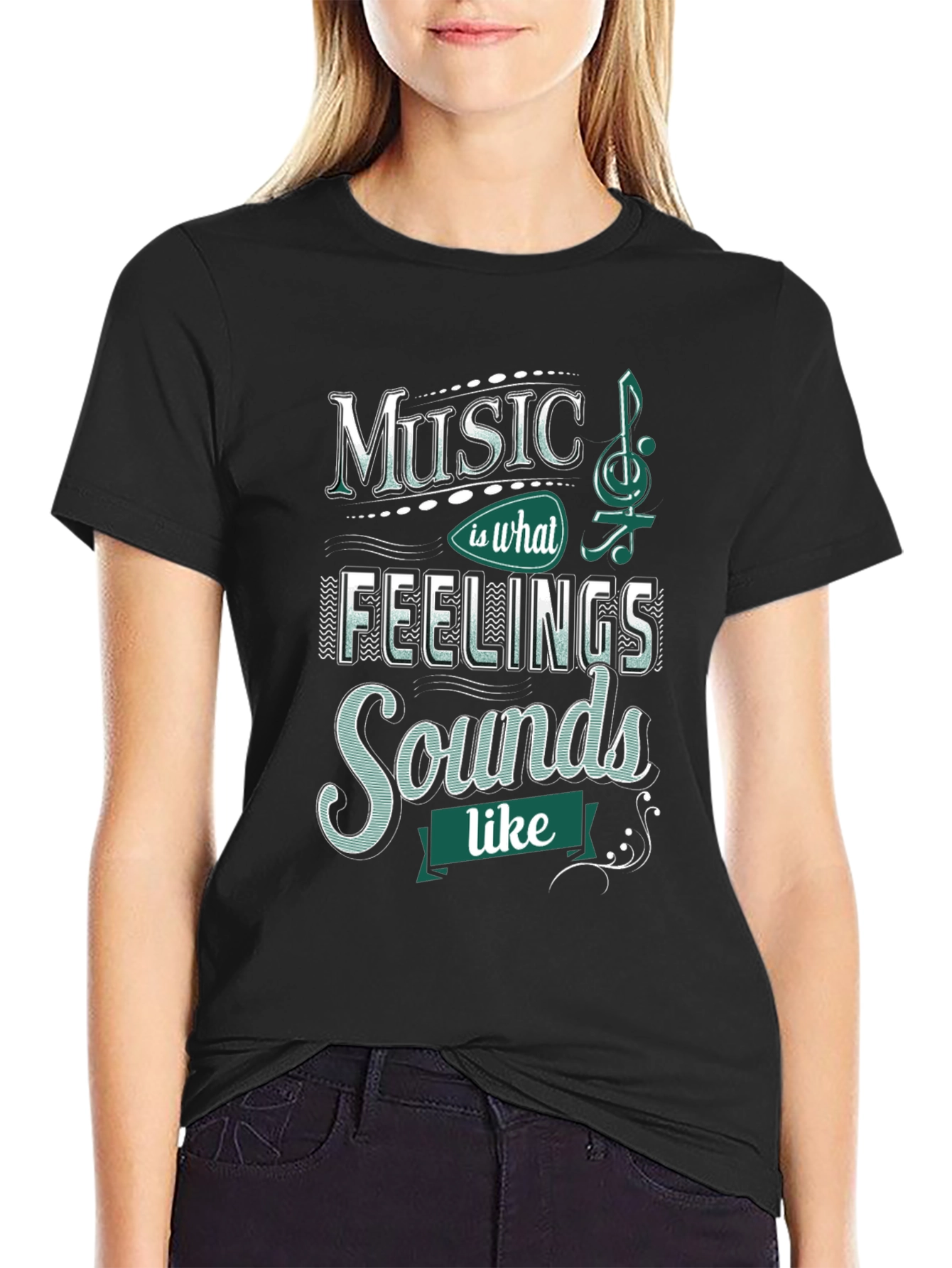 Music is What Feelings Sound Like T-Shirt