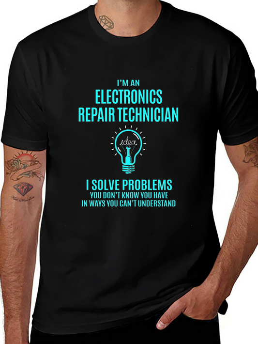 Electronics Repair Technician T-Shirt - Problem Solver
