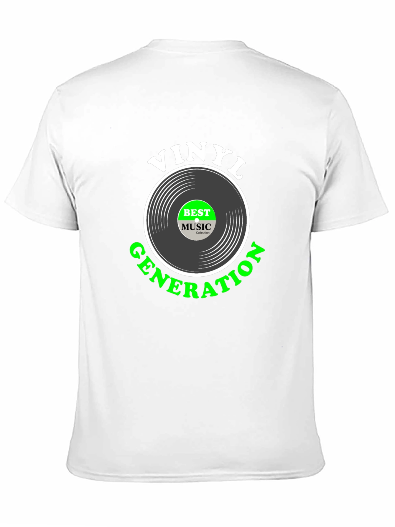 Vinyl Generation Black T-Shirt
