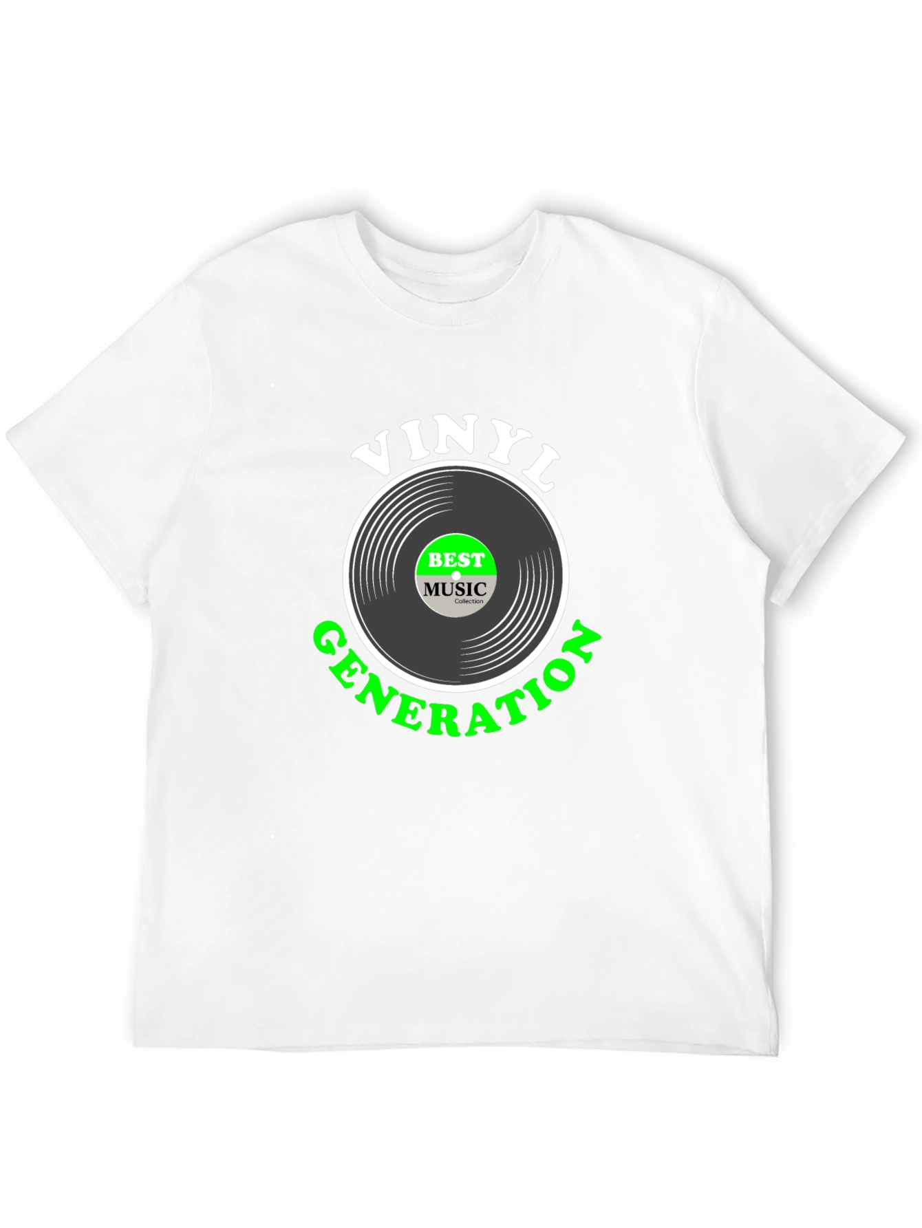 Vinyl Generation Black T-Shirt