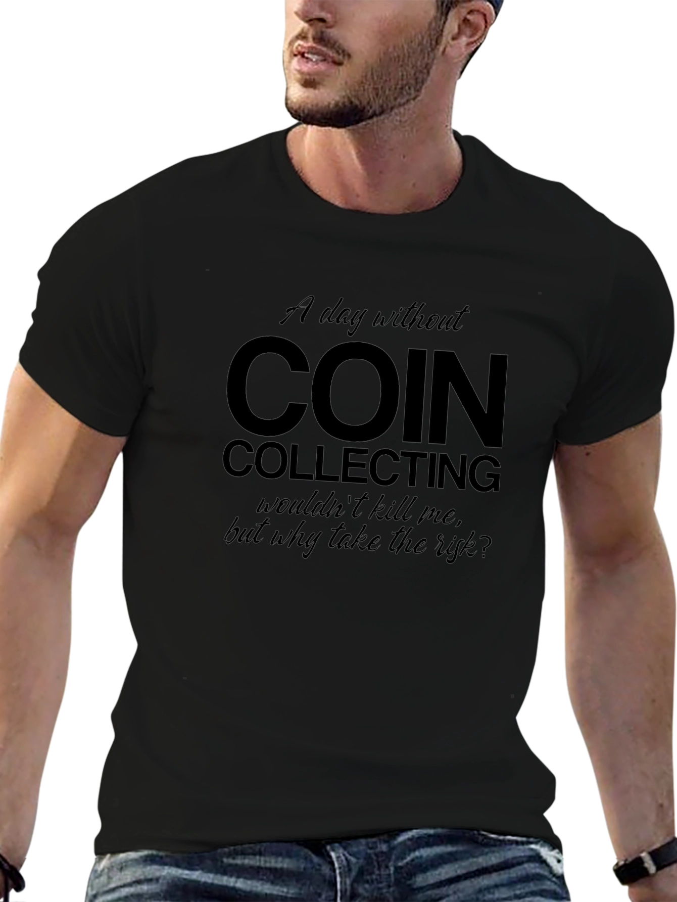Coin Collecting Graphic T-Shirt