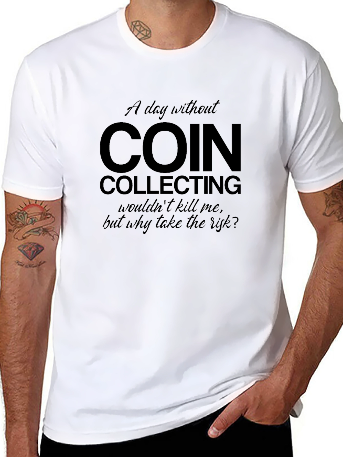 Coin Collecting Graphic T-Shirt