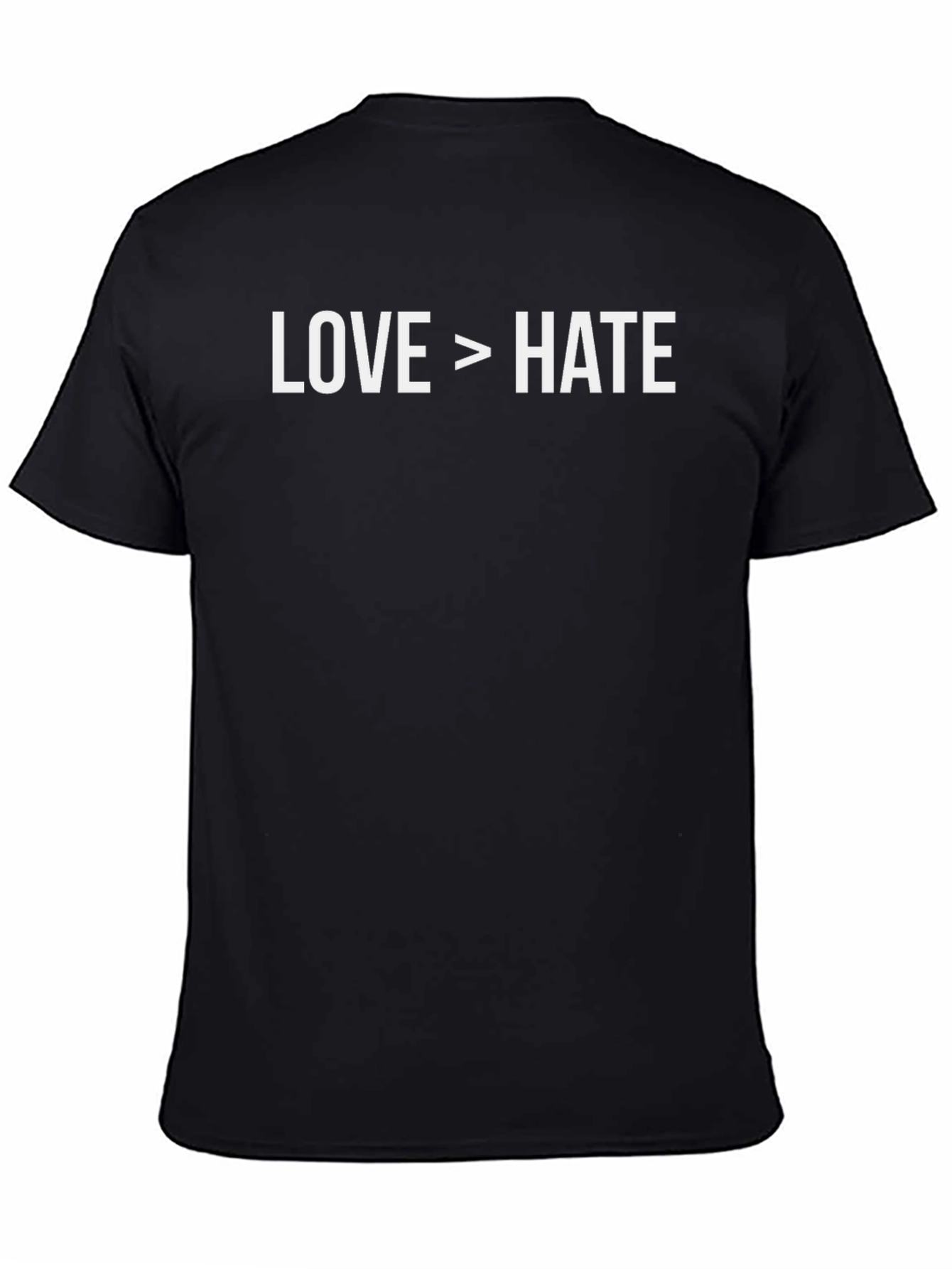 Love > Hate Graphic Tee - Stylish Statement T-Shirt