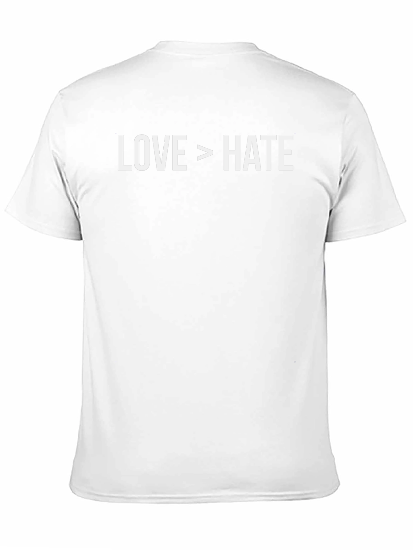 Love > Hate Graphic Tee - Stylish Statement T-Shirt
