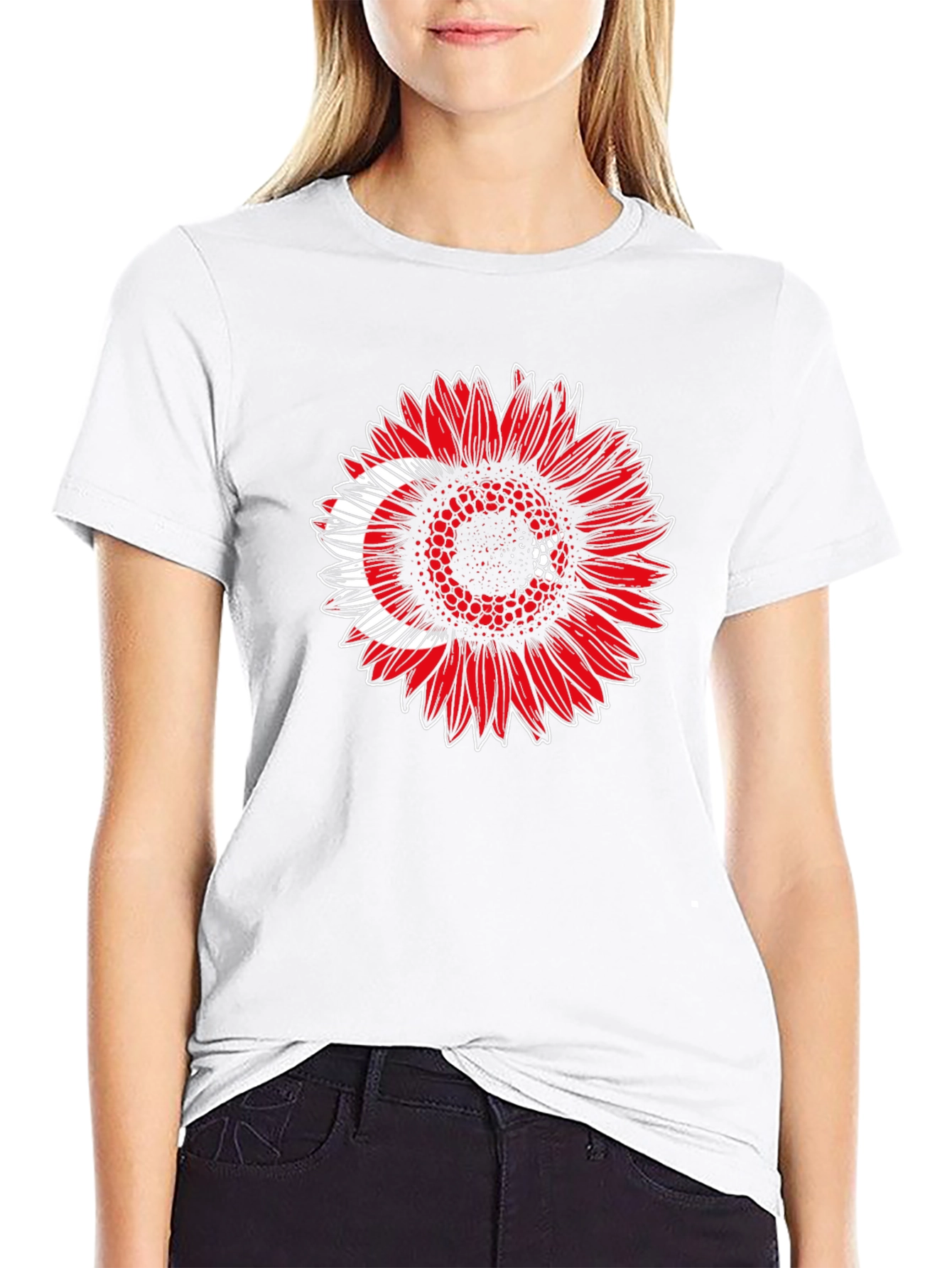 Turkey Flag Sunflower T-Shirt