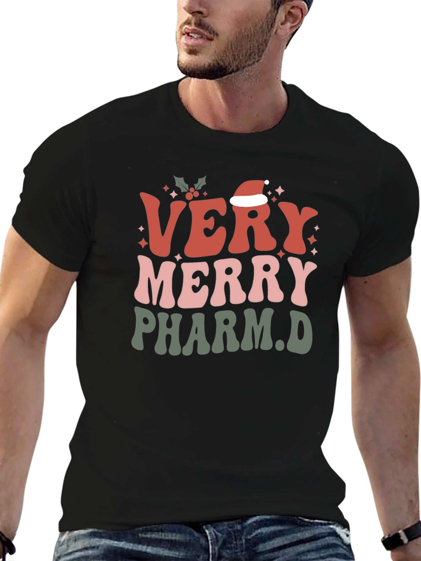 Very Merry Pharm.D. Christmas T-Shirt