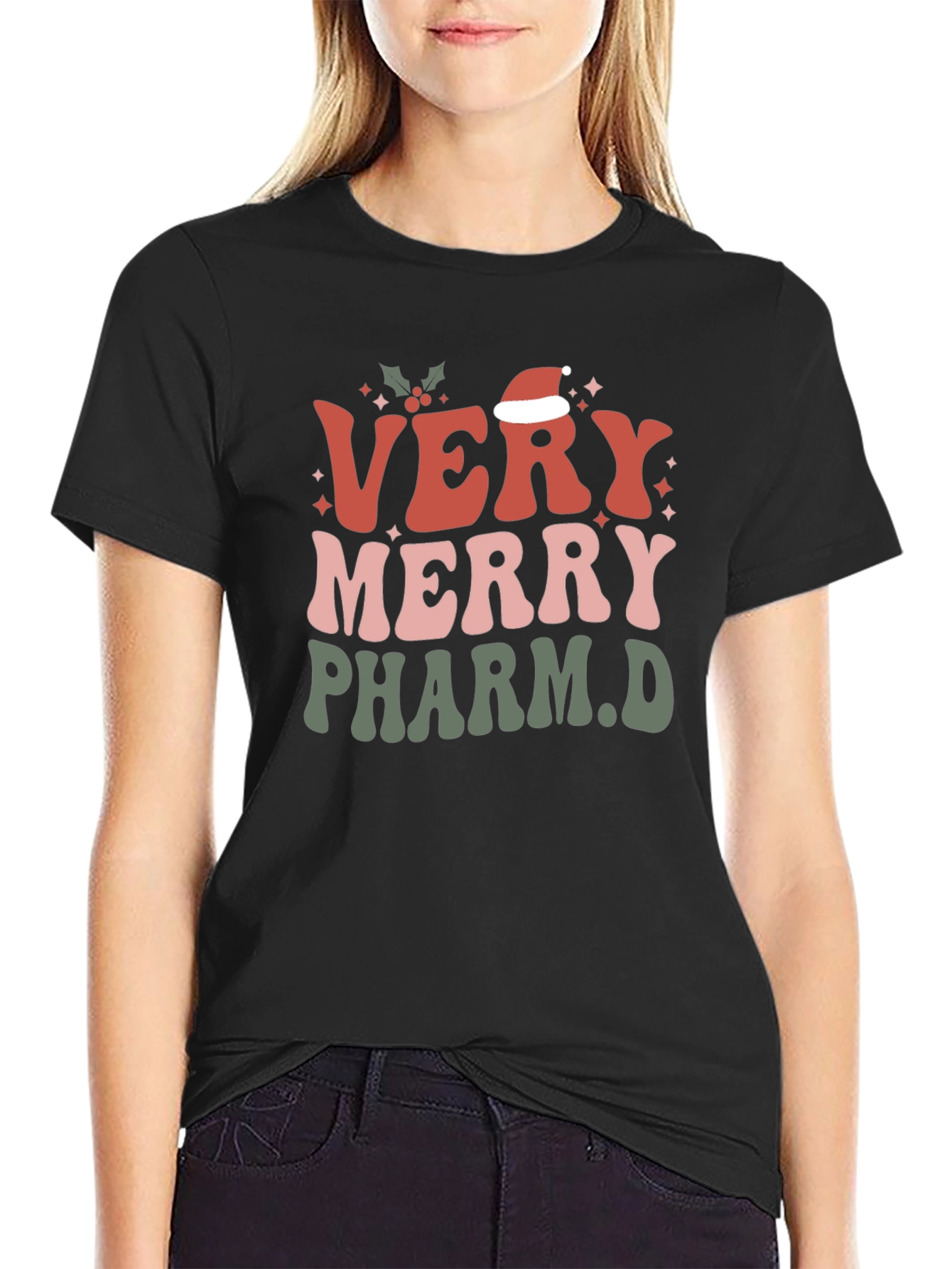 Very Merry Pharm.D. Christmas T-Shirt