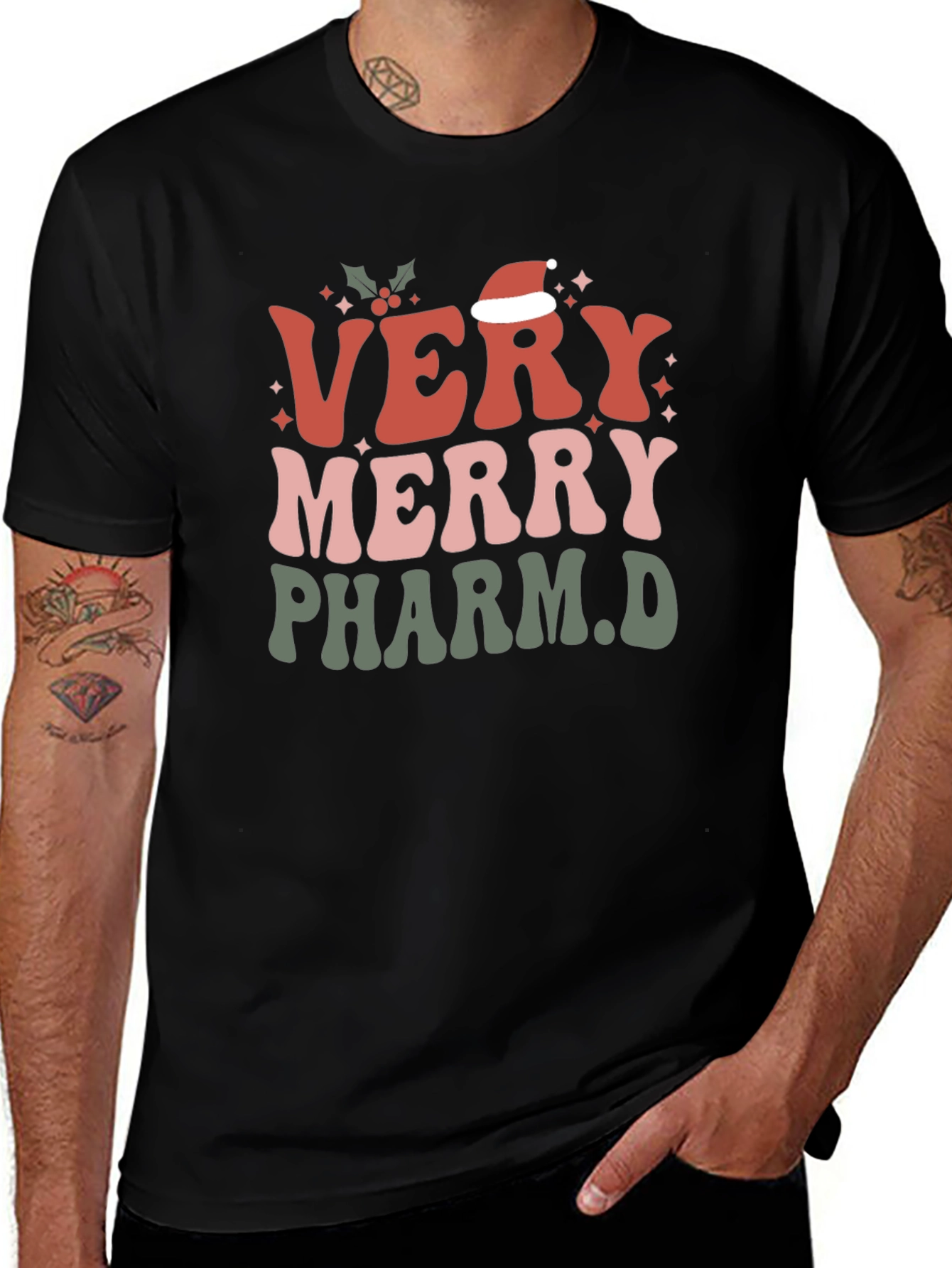Very Merry Pharm.D. Christmas T-Shirt