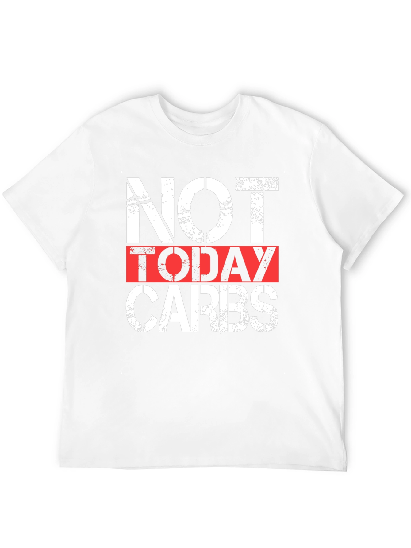 Not Today Carbs Graphic Tee - Black