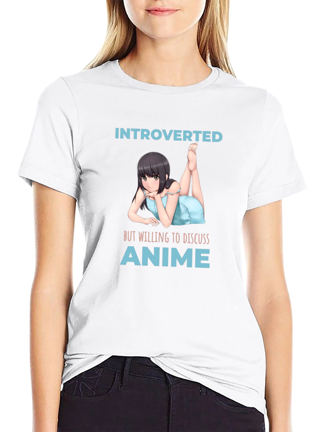 Introverted Anime Lover T-Shirt - Black