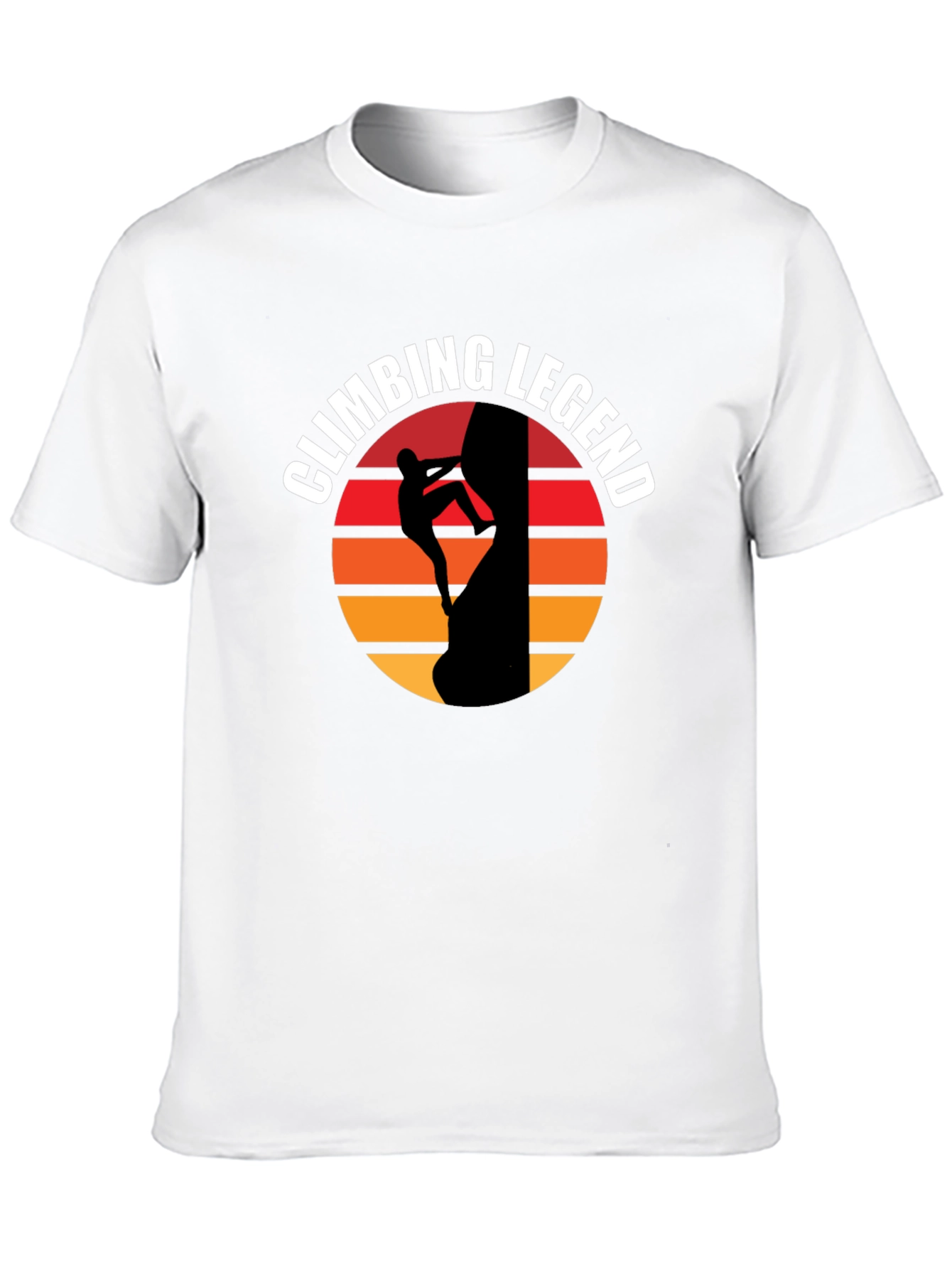 Climbing Legend Black Graphic Tee