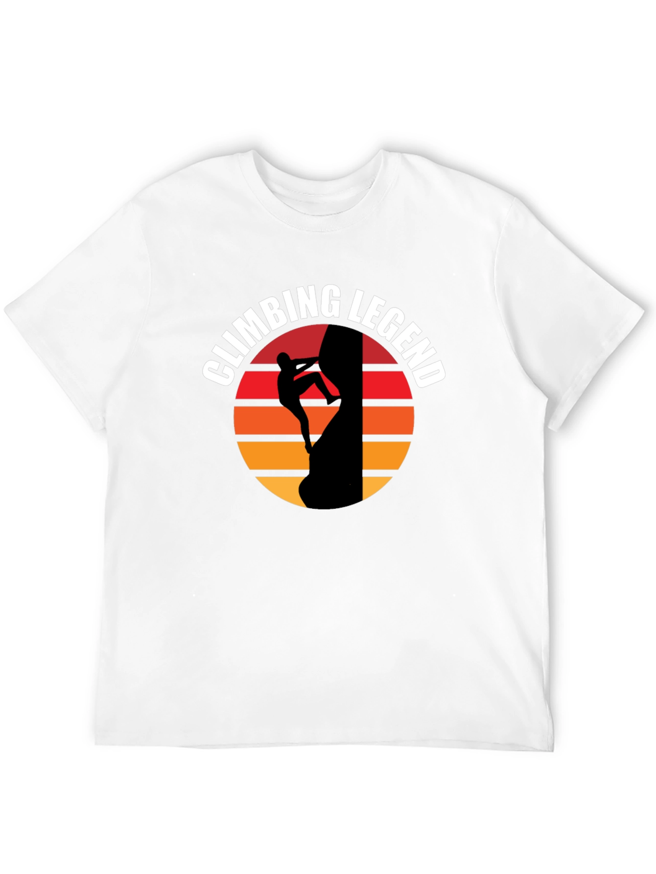 Climbing Legend Black Graphic Tee