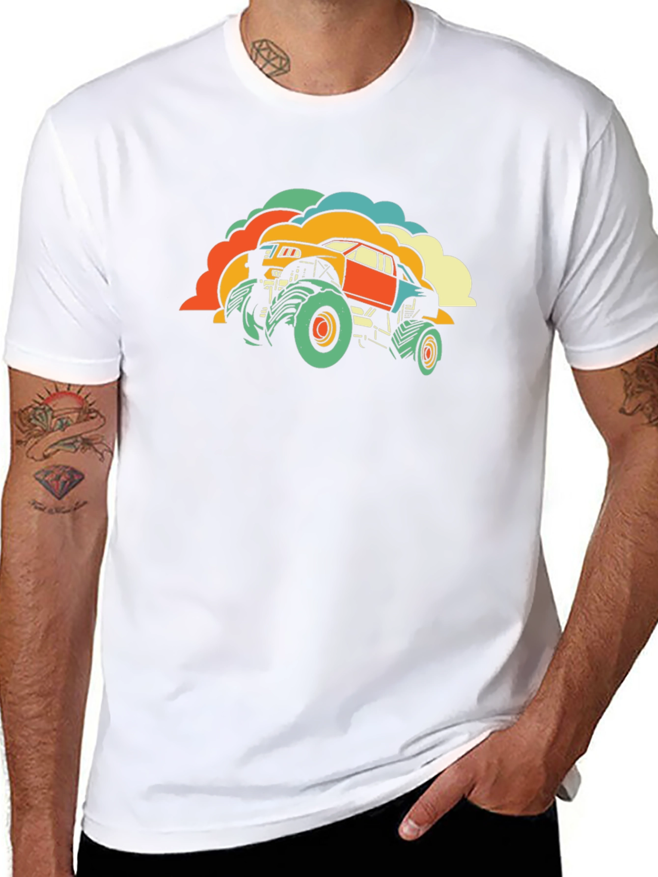 Retro Monster Truck Graphic Tee
